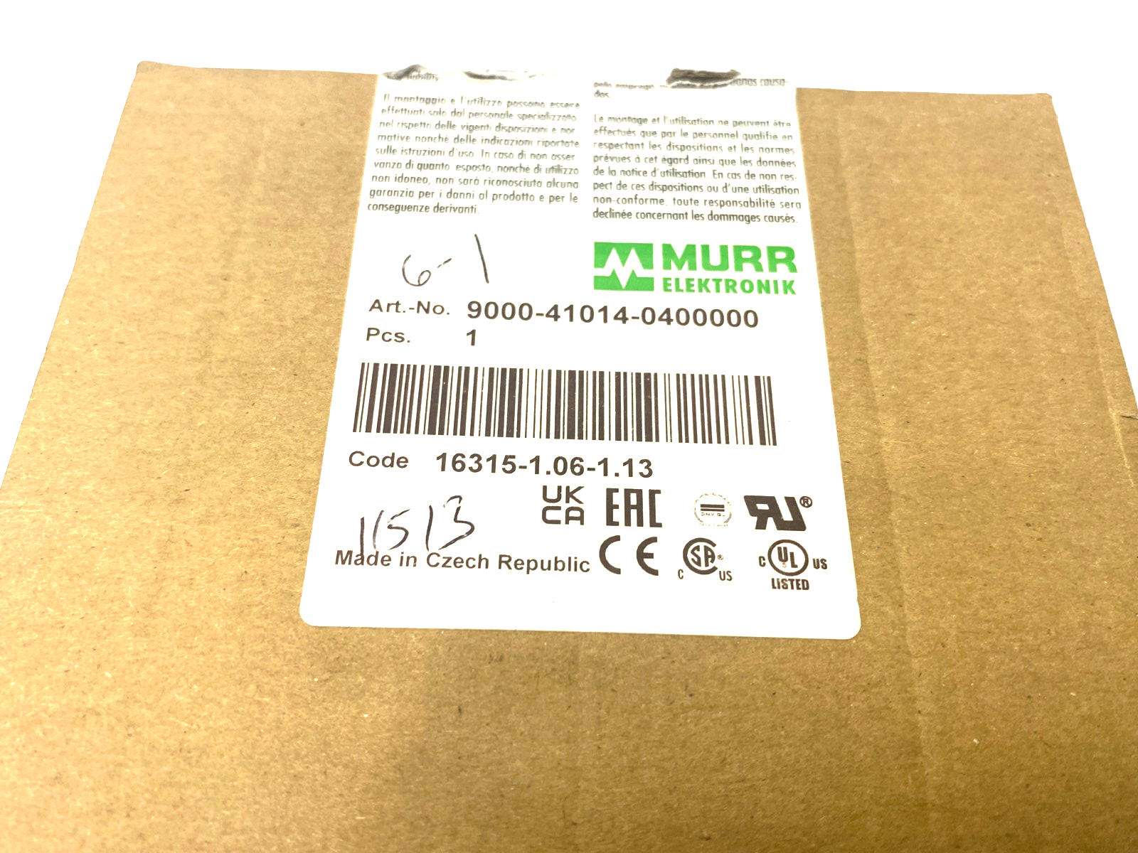 Murrelektronik 9000-41014-0400000 Mico Pro Electronic Circuit Protector 4-Chan - Maverick Industrial Sales