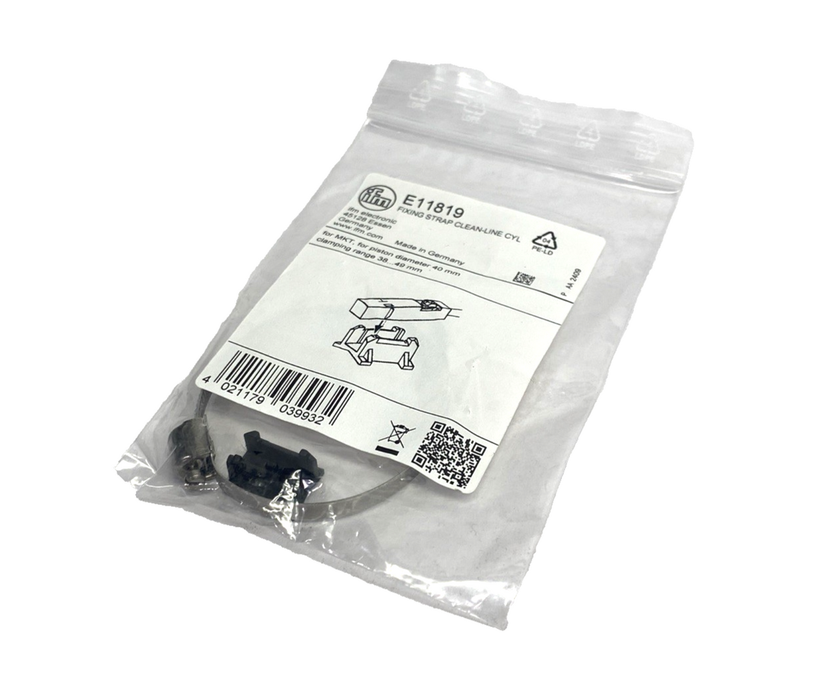 ifm E11819 Fixing Strap For Smooth Body Cylinder FIXING STRAP CLEAN-LINE CYL 2PK - Maverick Industrial Sales