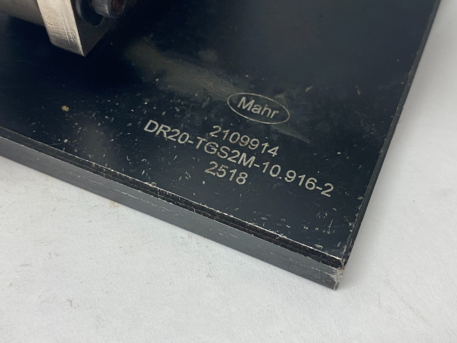Mahr 2109913 Dimensionair 2-Jet Air Ring Gauge DR20-TGS2M-10.916-1 w/ Base Plate - Maverick Industrial Sales