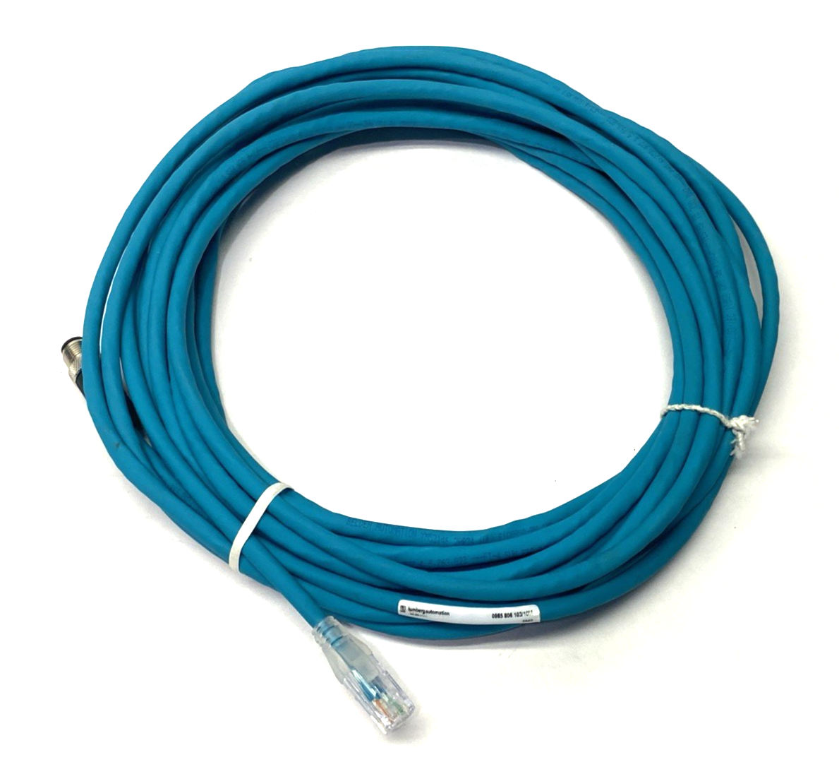 900004075 | Lumberg Automation Double Ended Ethernet Cordset 0985 806 103/10M - New – Open box - Maverick Industrial Sales