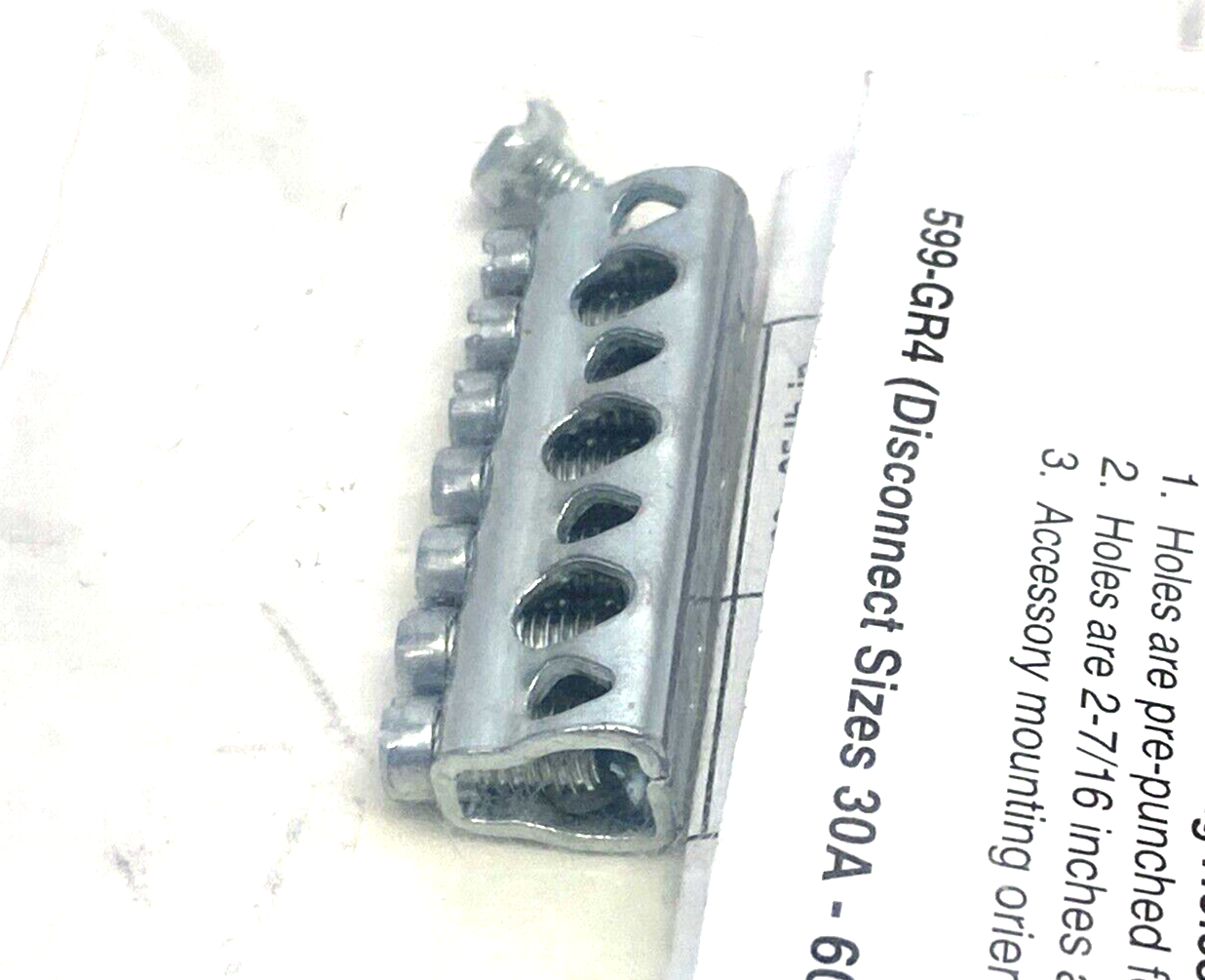 Allen Bradley 599-GR4 Ser. A Ground Lug Kit 30A-60A LOT OF 3 - Maverick Industrial Sales