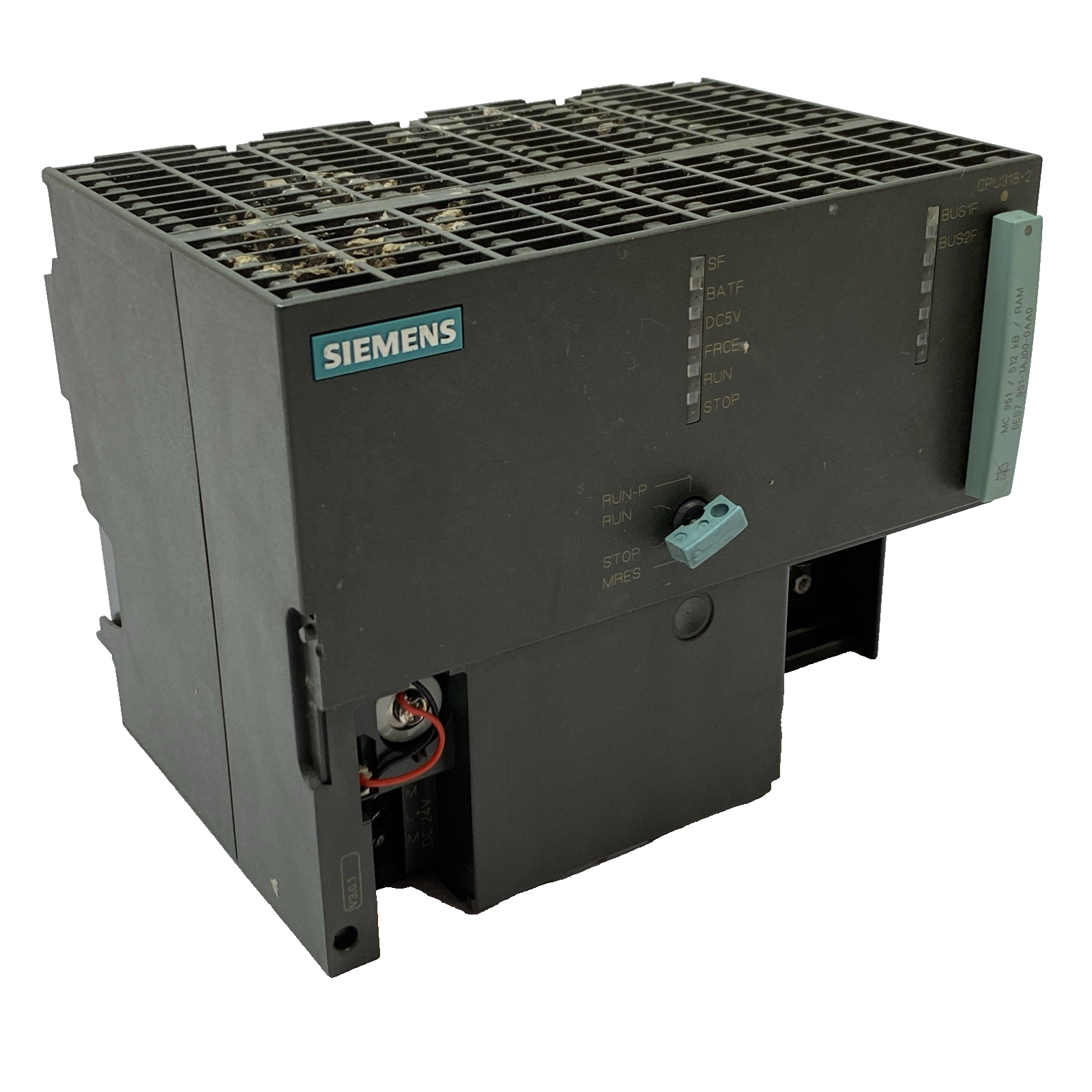 6ES7318-2AJ00-0AB0 | Siemens CPU SIMATIC S7-300 CHIPPED / DAMAGED - Used - Maverick Industrial Sales