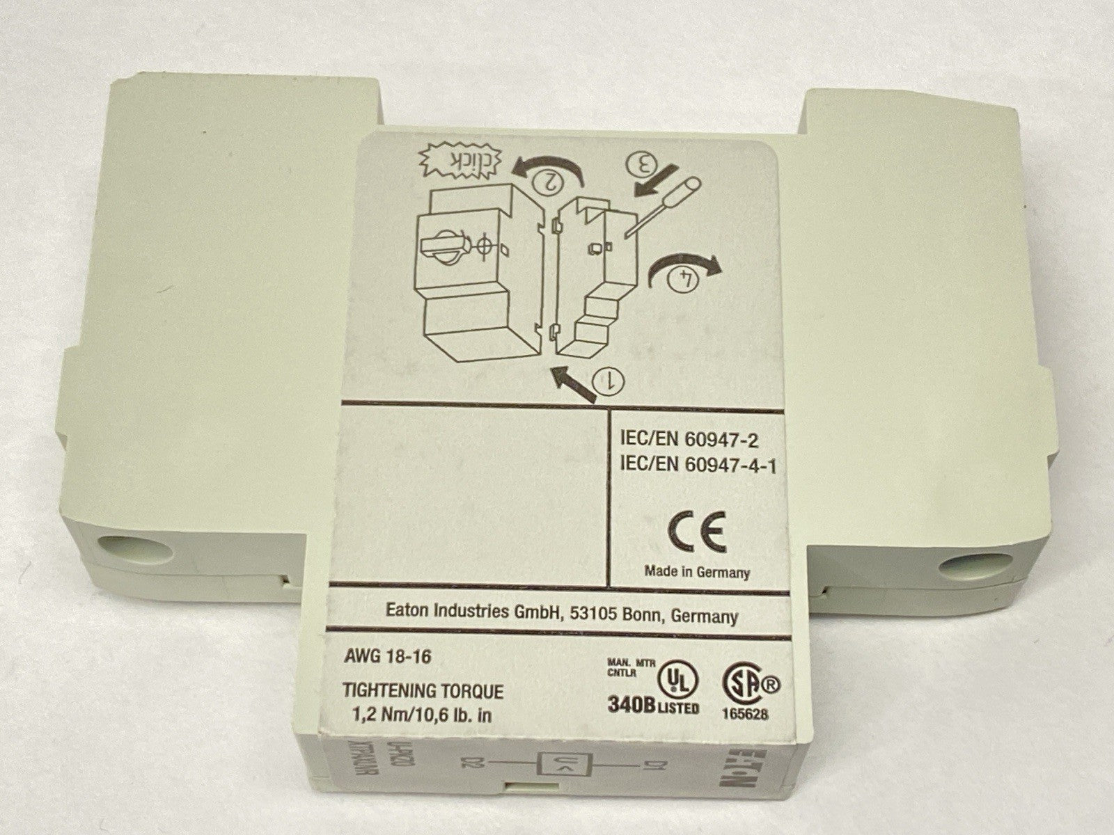 XTPAXUVR480V60H | Eaton U-PKZ0(480V60HZ) Undervoltage Release 073147 LOT OF 2 - New – Open box - Maverick Industrial Sales