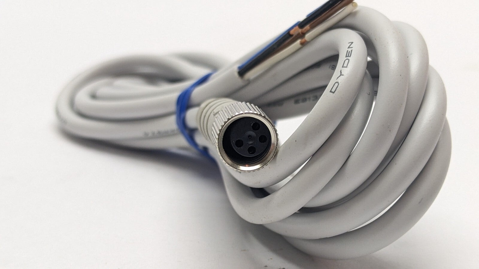 Dyden E91337-M Single Ended Cable 4 Pin Straight Female Connector - Maverick Industrial Sales