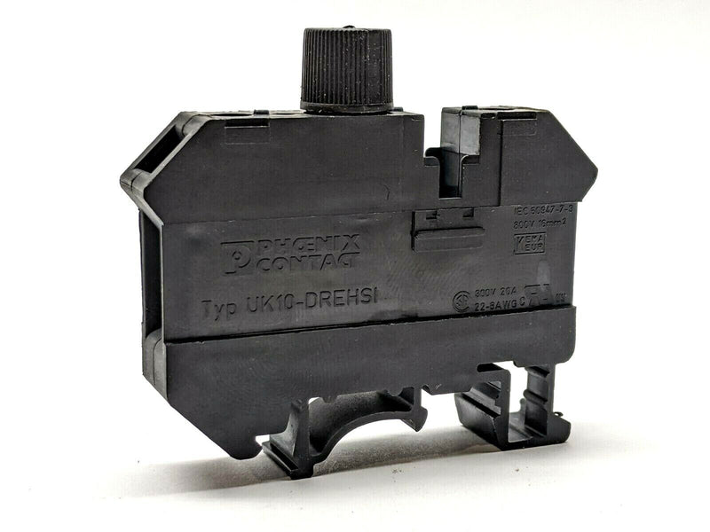 Phoenix Contact UK10-DREHSI Fuse Modular Terminal Block 6,3x32 3005507 - Maverick Industrial Sales