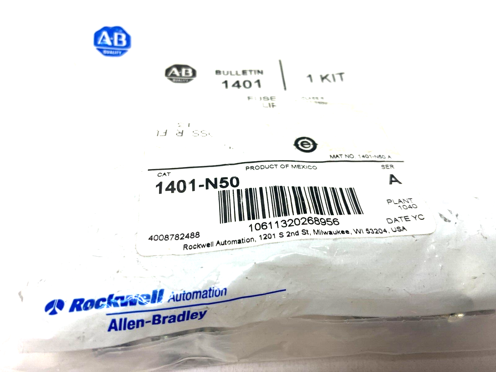 Allen Bradley 1401-N50 Ser. A Fuse Clip Kit - Maverick Industrial Sales