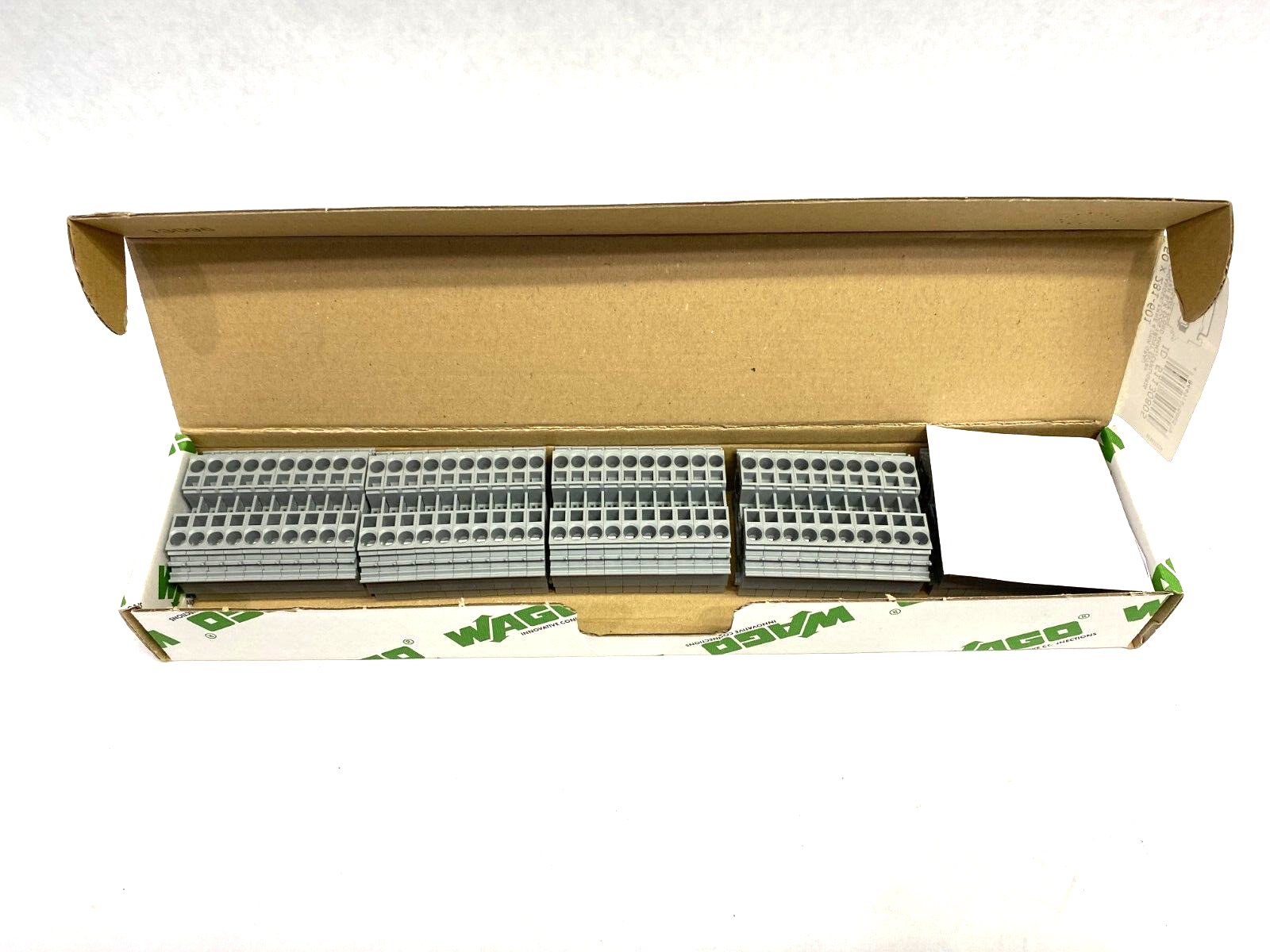 Wago 281-601 Feed-Through Terminal Block 2-Conductor GRAY BOX OF 50 - Maverick Industrial Sales