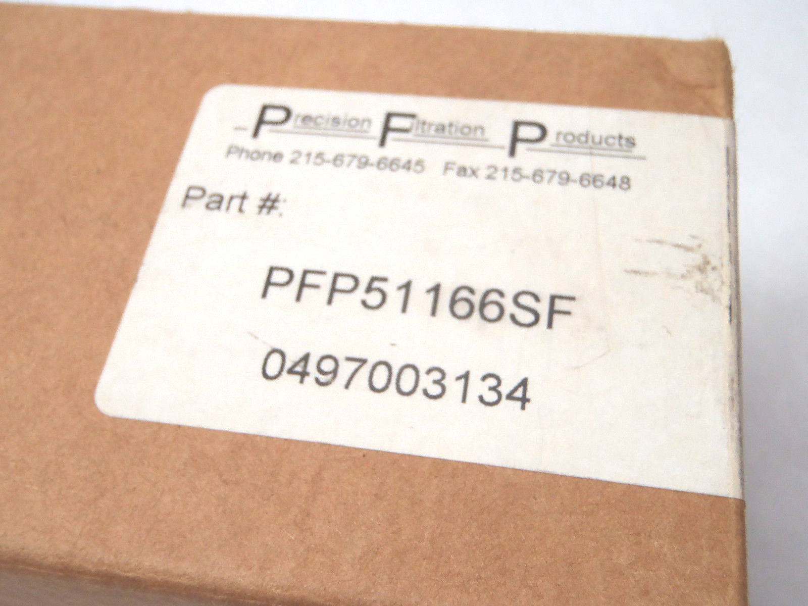 Precision Filtration Products PFP51166SF Filter Element 17" L x 3" W 1-5/8" ID - Maverick Industrial Sales