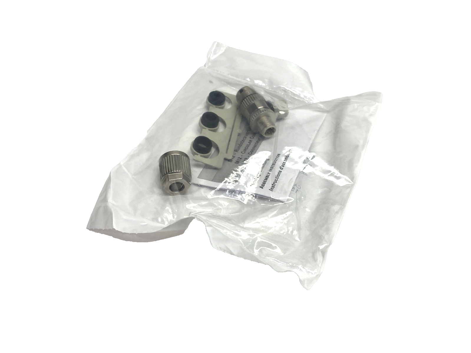 1585D-M4DC-SH | Allen Bradley Ser. A M12 Male IDC Connector, Ethernet 4-Pin - New - Maverick Industrial Sales