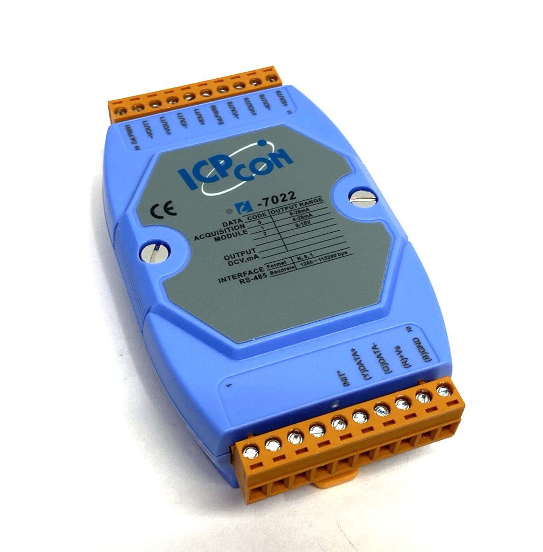 ICP DAS I-7022 2-Channel 12-bit Analog Output Data Acquisition Module - Maverick Industrial Sales