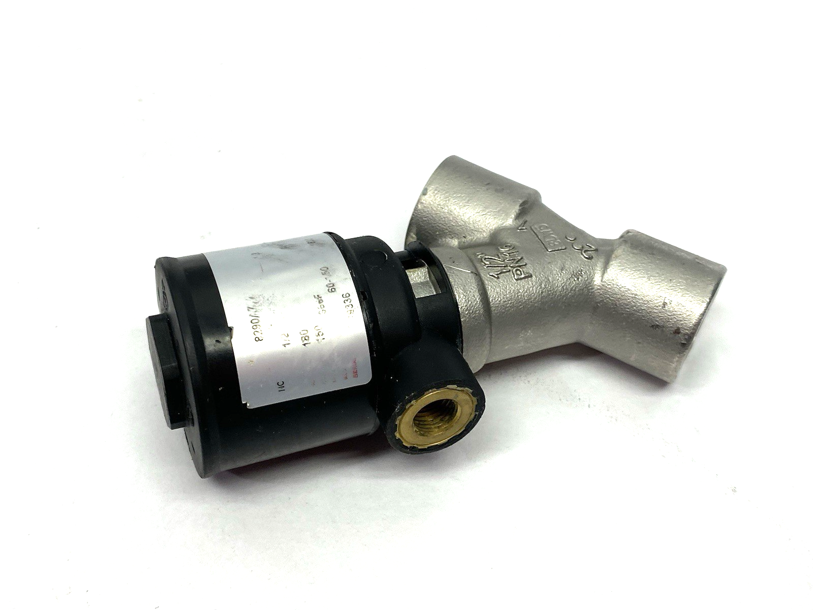 8290A792 | Asco Angle Body 2/2-Way Motorized Piston Valve, 1/2" Normally Closed - Used - Maverick Industrial Sales
