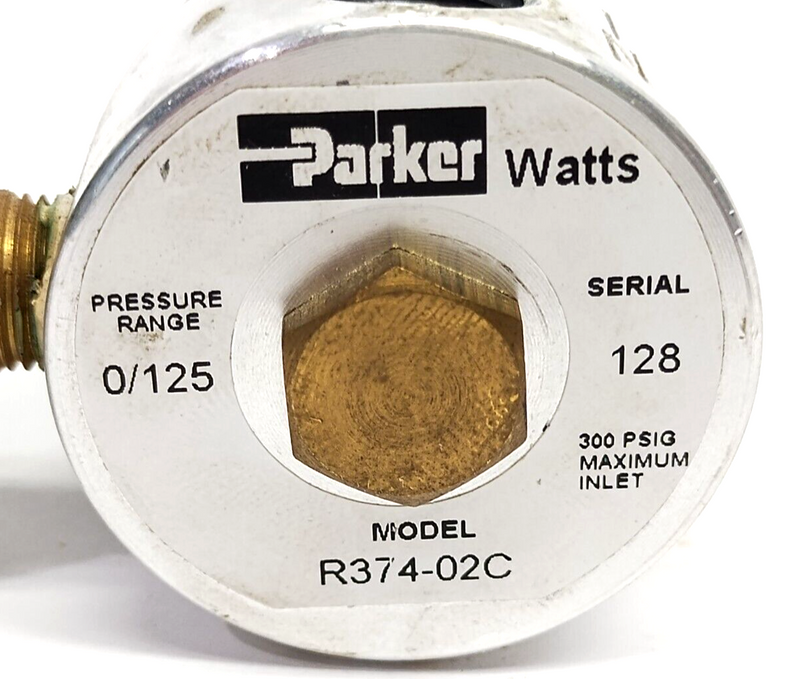 Parker Watts R374-02C Miniature Air Pressure Regulator 1/4" NPT 0-125psi - Maverick Industrial Sales