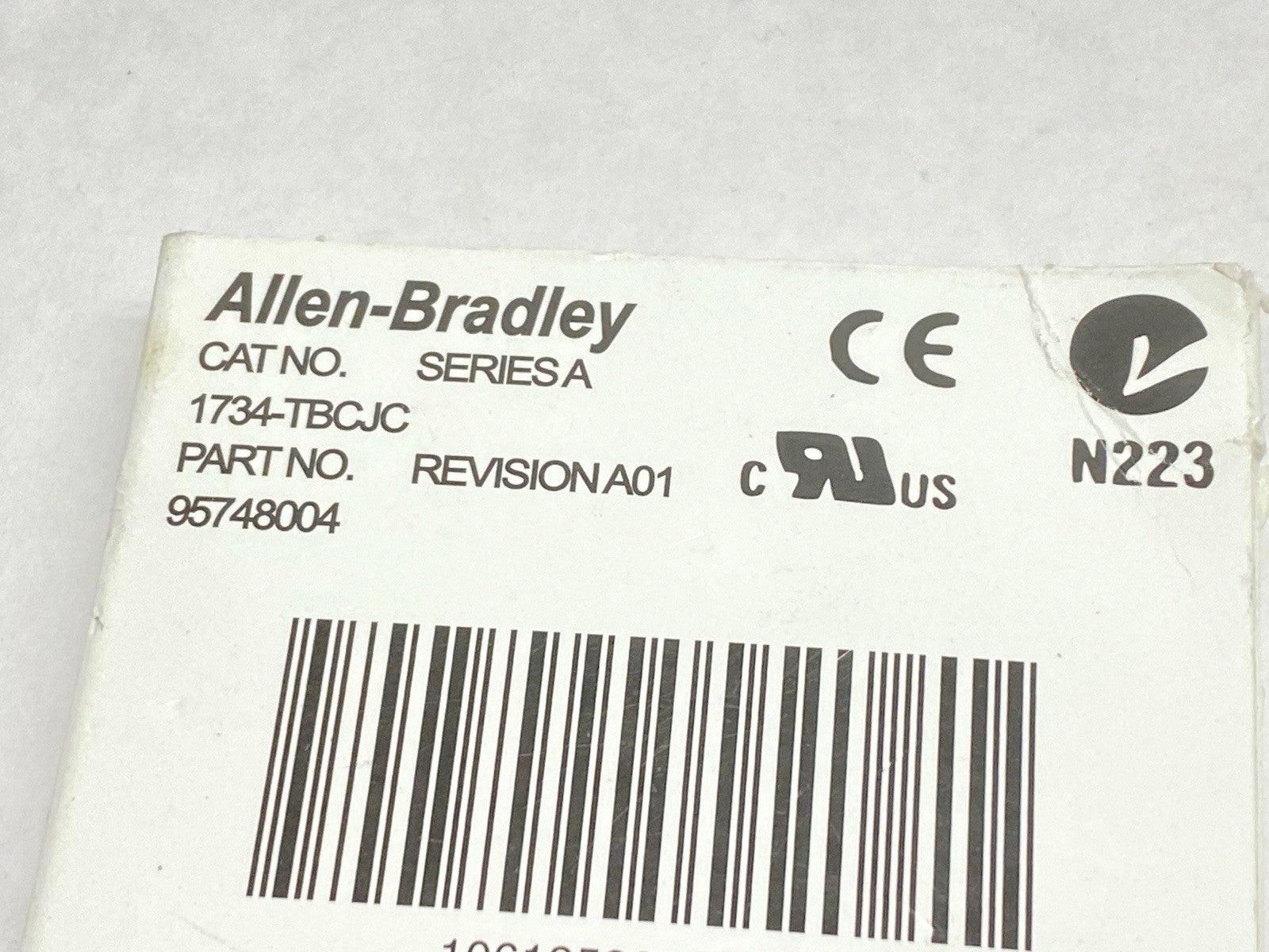 1743-TBCJC | Allen Bradley Ser A POINT I/O Terminal Base - New – Open box - Maverick Industrial Sales