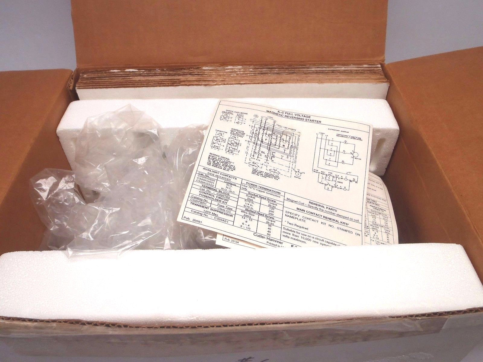 Cutler Hammer AN56KN0B Freedom Series Reversing Motor Starter Auto Manual Reset - Maverick Industrial Sales
