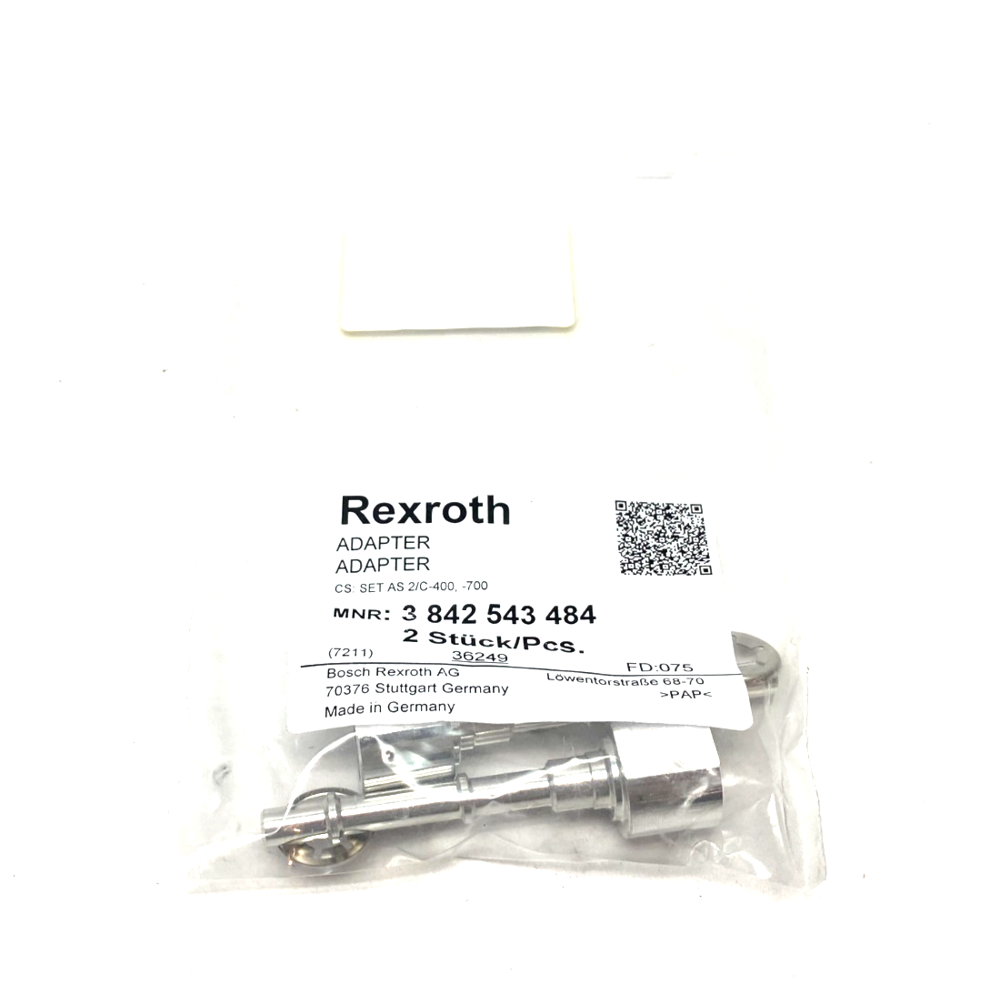 Bosch Rexroth 3842543484 Adapter, Set ADAPTER SET AS 2/C-400, -700 - Maverick Industrial Sales