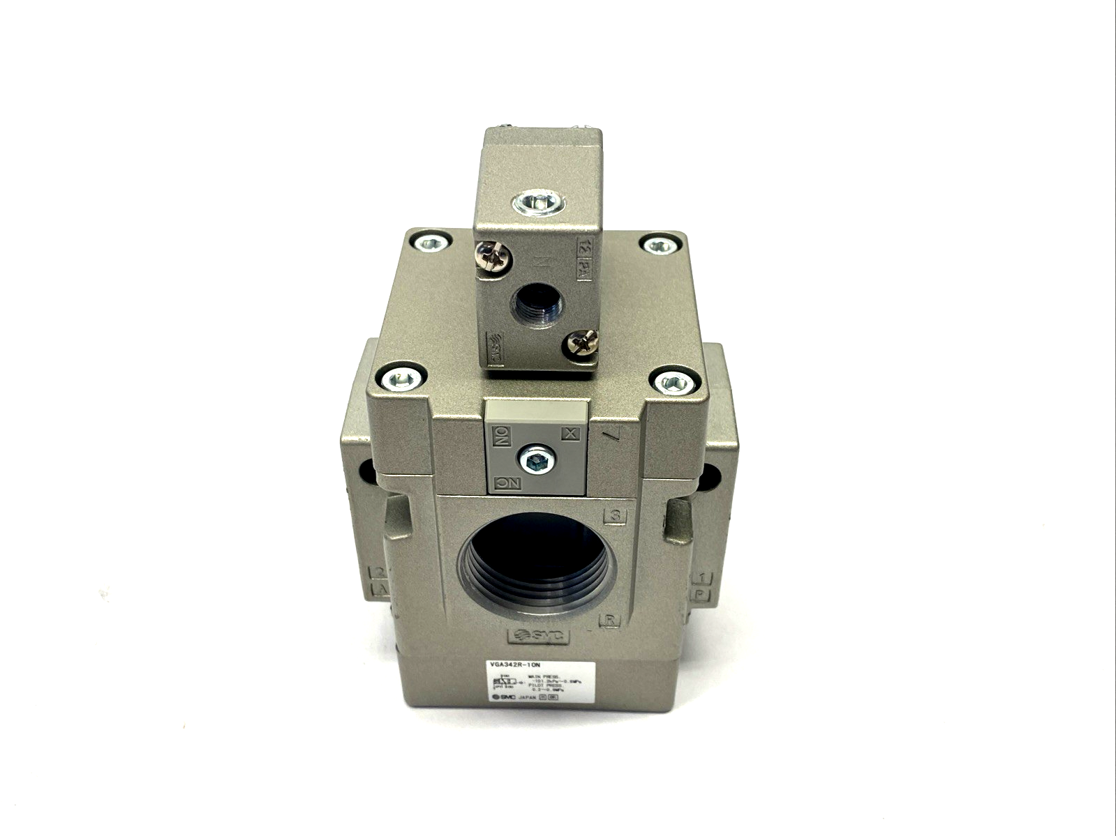 SMC VGA342R-10N 3-Port Air Operated External Pilot Valve 1" NPT - Maverick Industrial Sales