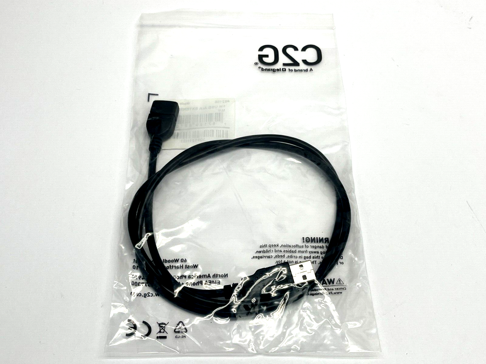 52106 | Cables To Go USB A/A Extension Cable M/F 1M - New - Maverick Industrial Sales
