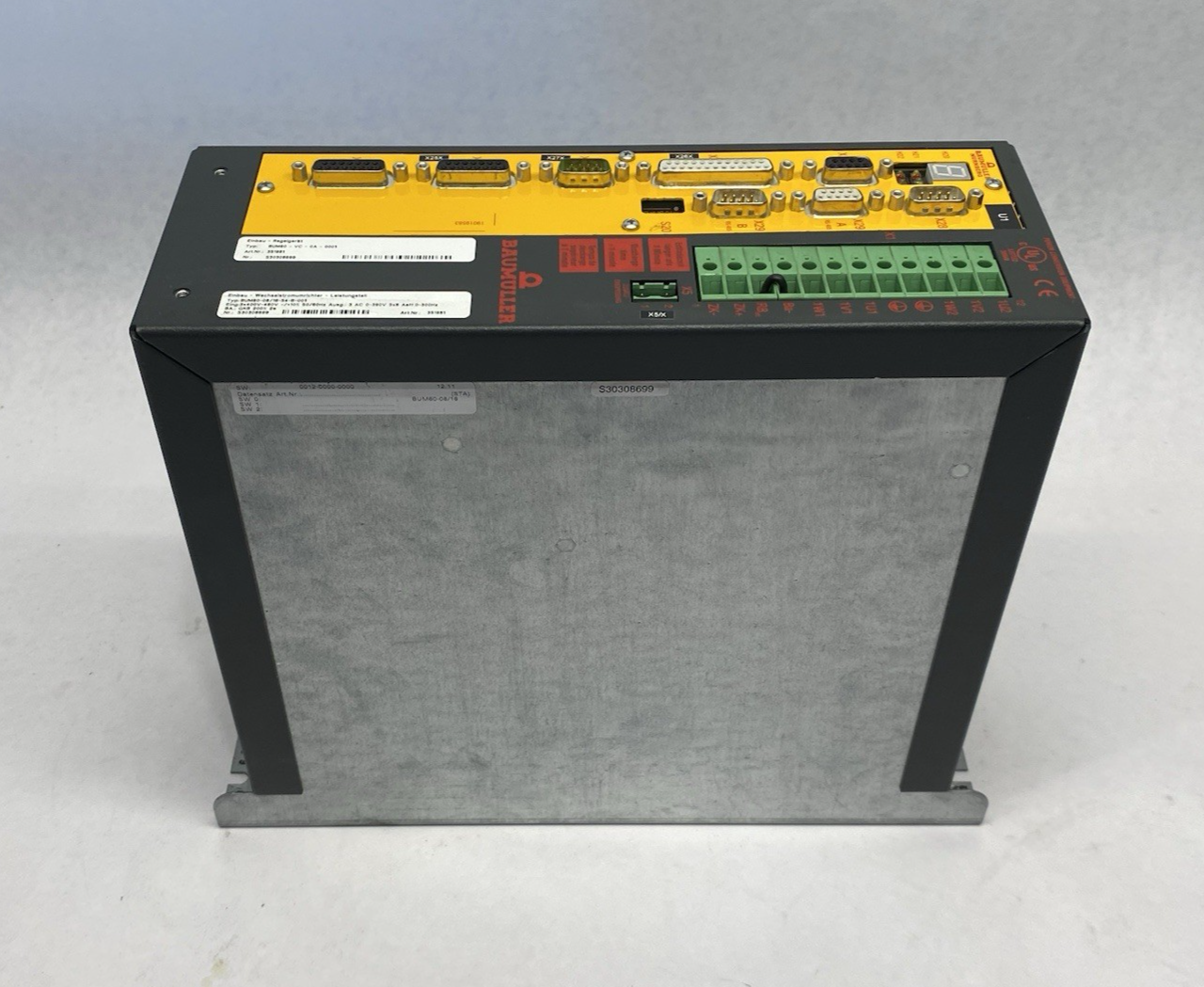 BUM60-08/16-54-B-001 | Baumüller Servo Drive 3-Phase BUM60-VC-0A-0001 - Used - Maverick Industrial Sales