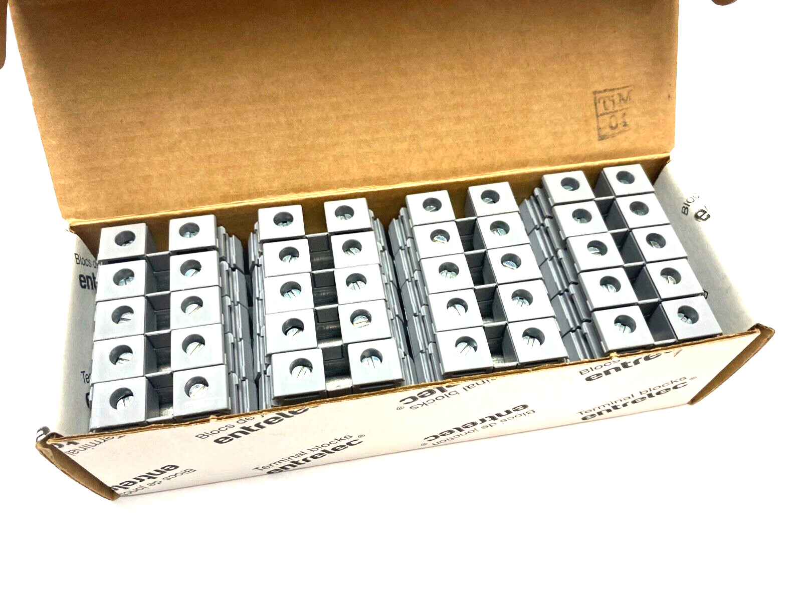 ABB Entrelec 1SNA115129R1400 Feed-Through Terminal Block Gray 12mm BOX OF 20 - Maverick Industrial Sales