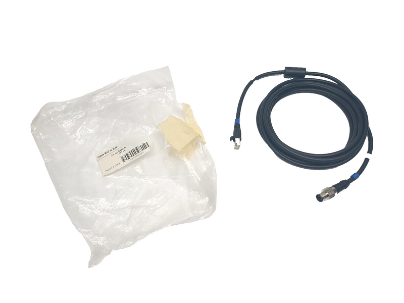 Allen Bradley 445L-AC8RJ3 Ser. A Micro 400 3m Patchcord, M12 8-Pin Male To RJ45 - Maverick Industrial Sales