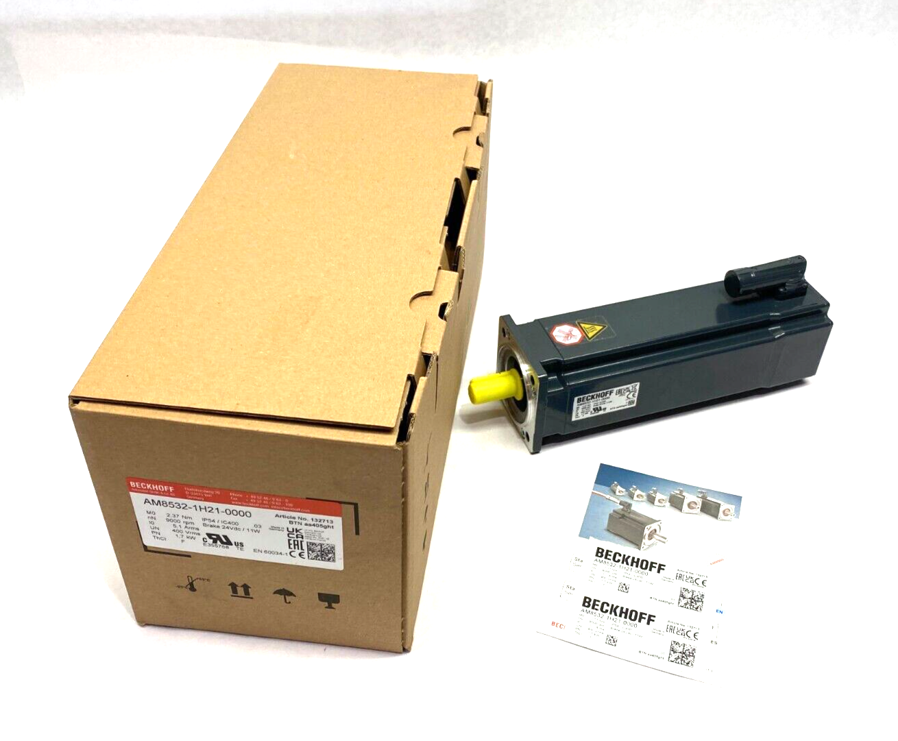 Beckhoff AM8532-1H21-0000 High Inertia Servo Motor 132713 - Maverick Industrial Sales