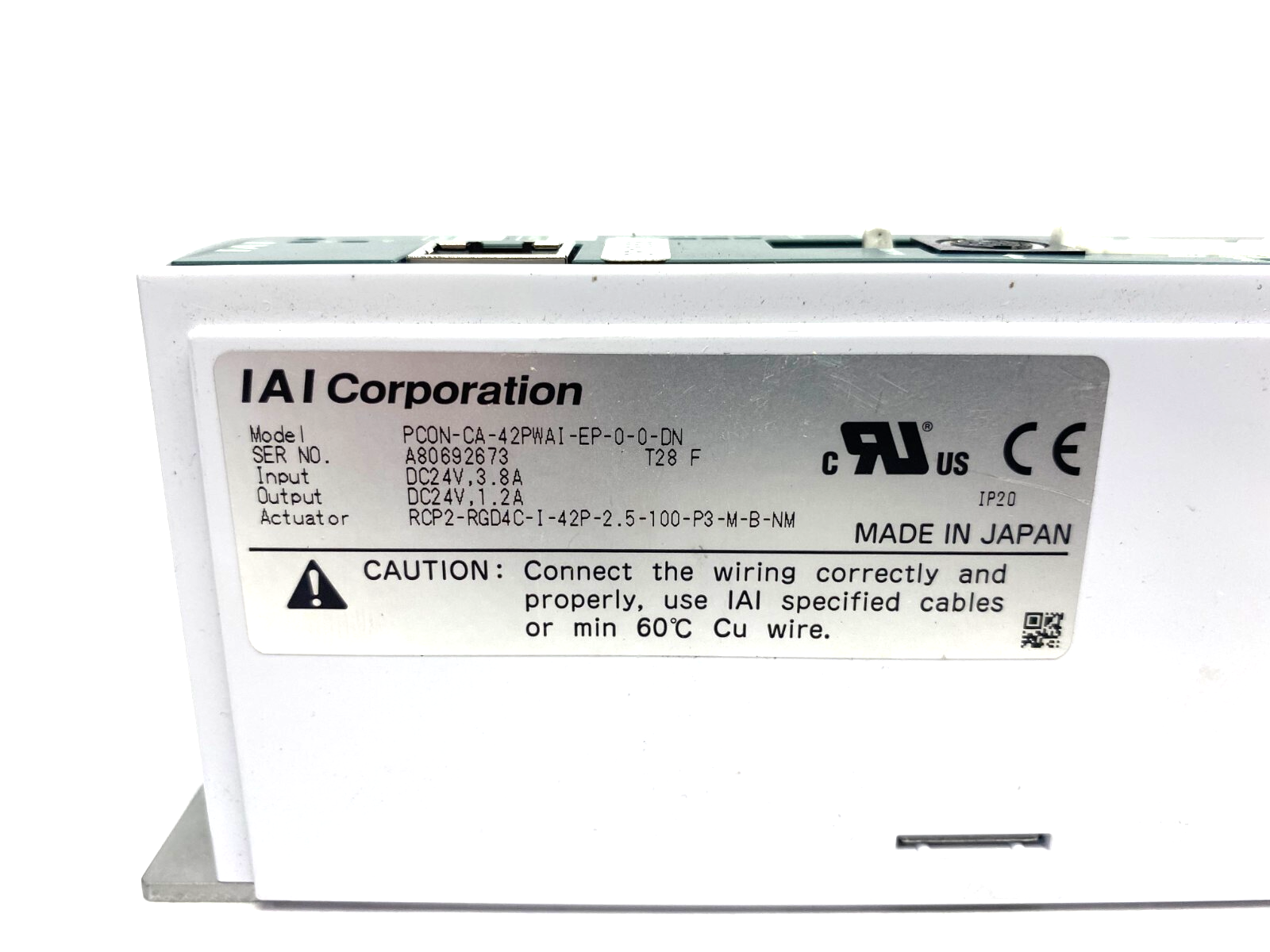 IAI PCON-CA-42PWAI-EP-0-0-DN Intelligent Actuator Controller - Maverick Industrial Sales