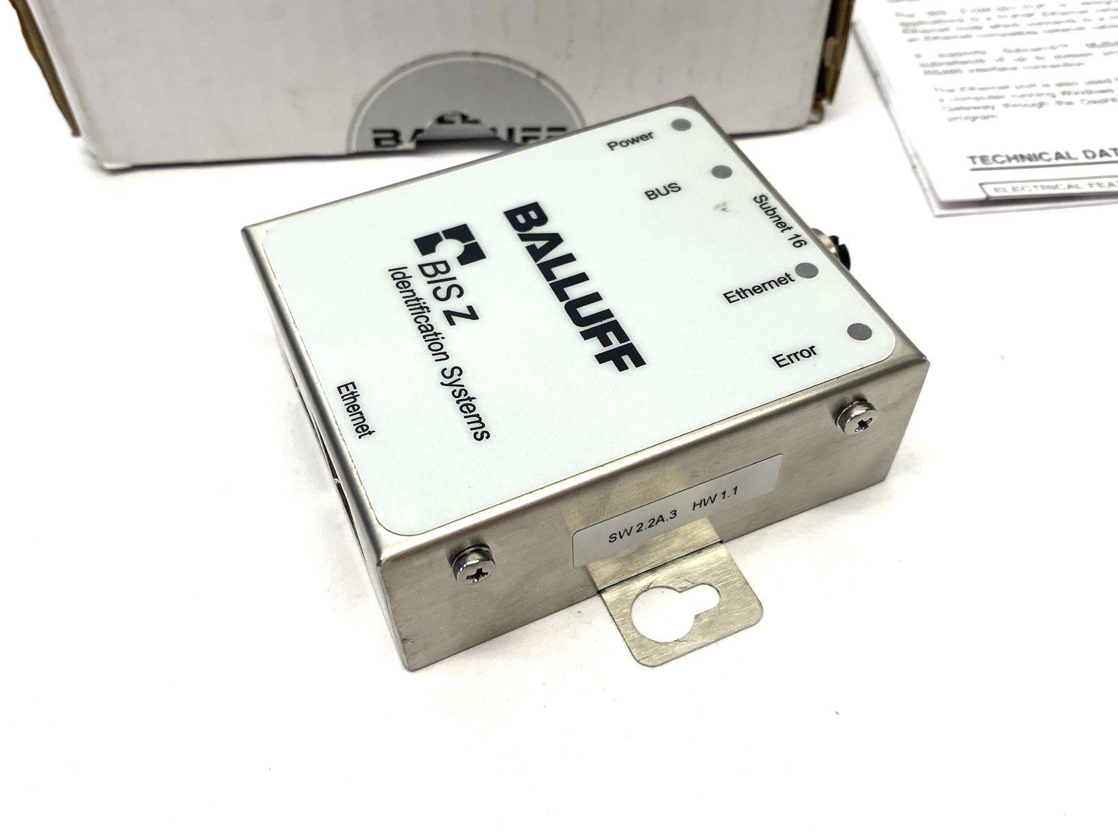 Balluff BAE00JM HF Communication Module, (13.56 MHz) Ethernet BIS Z-GW-001-TCP - Maverick Industrial Sales