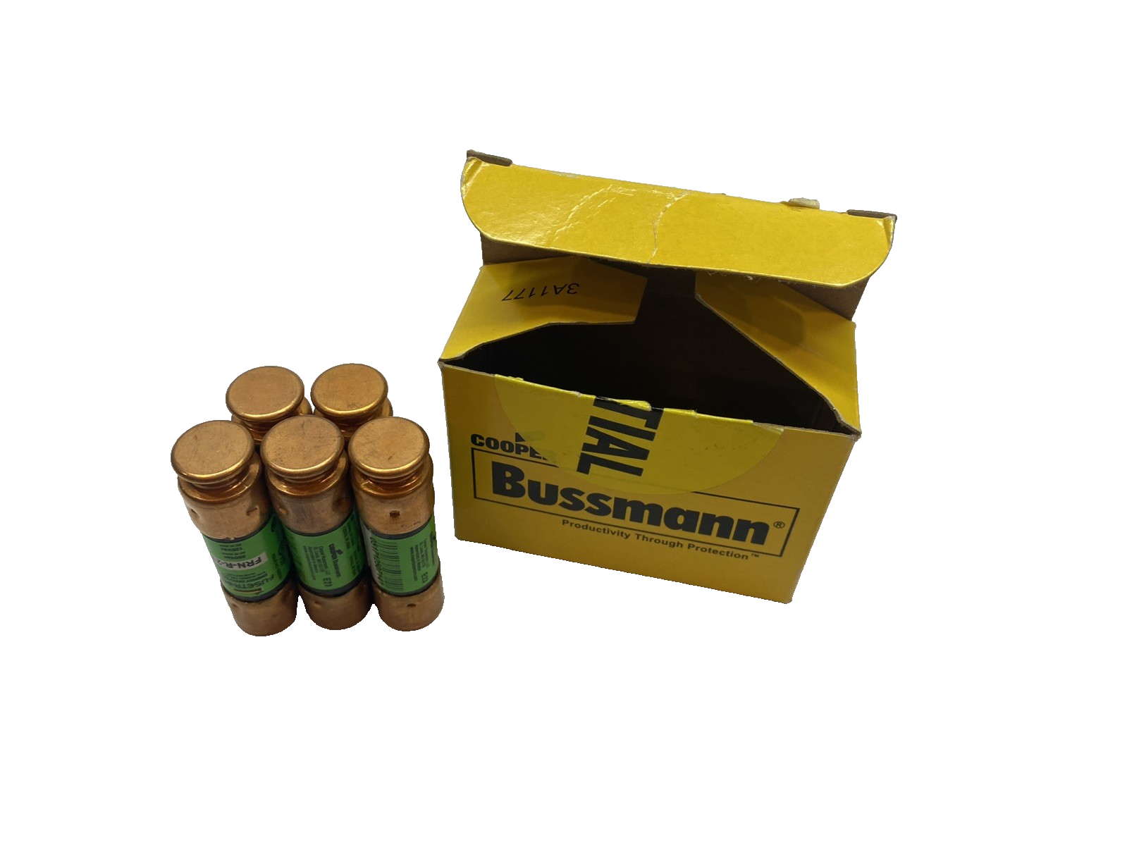 Cooper Bussmann FRN‑R‑2 Dual‑Element Time‑Delay Fuse 250 VAC PKG OF 5 - Maverick Industrial Sales
