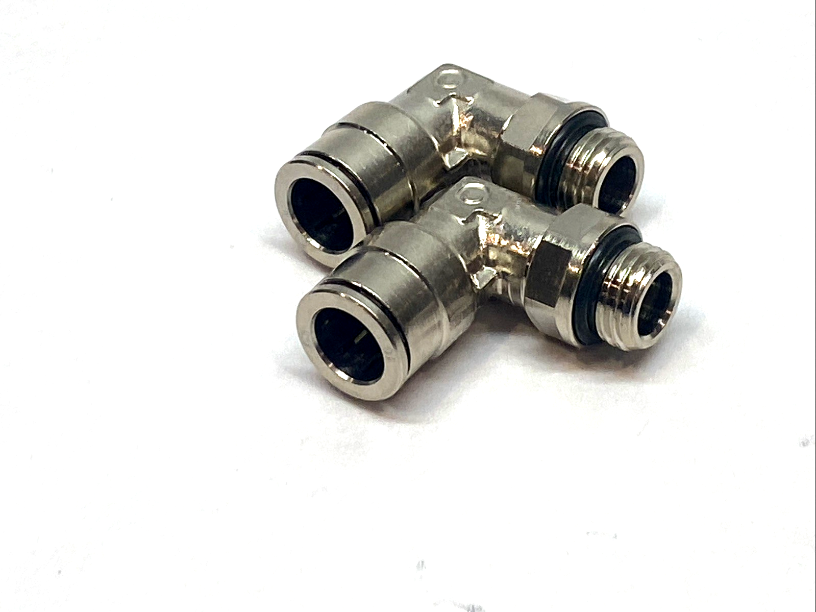 Atlas Copco 0702.0703 L-Push In Fitting LOT OF 2 - Maverick Industrial Sales