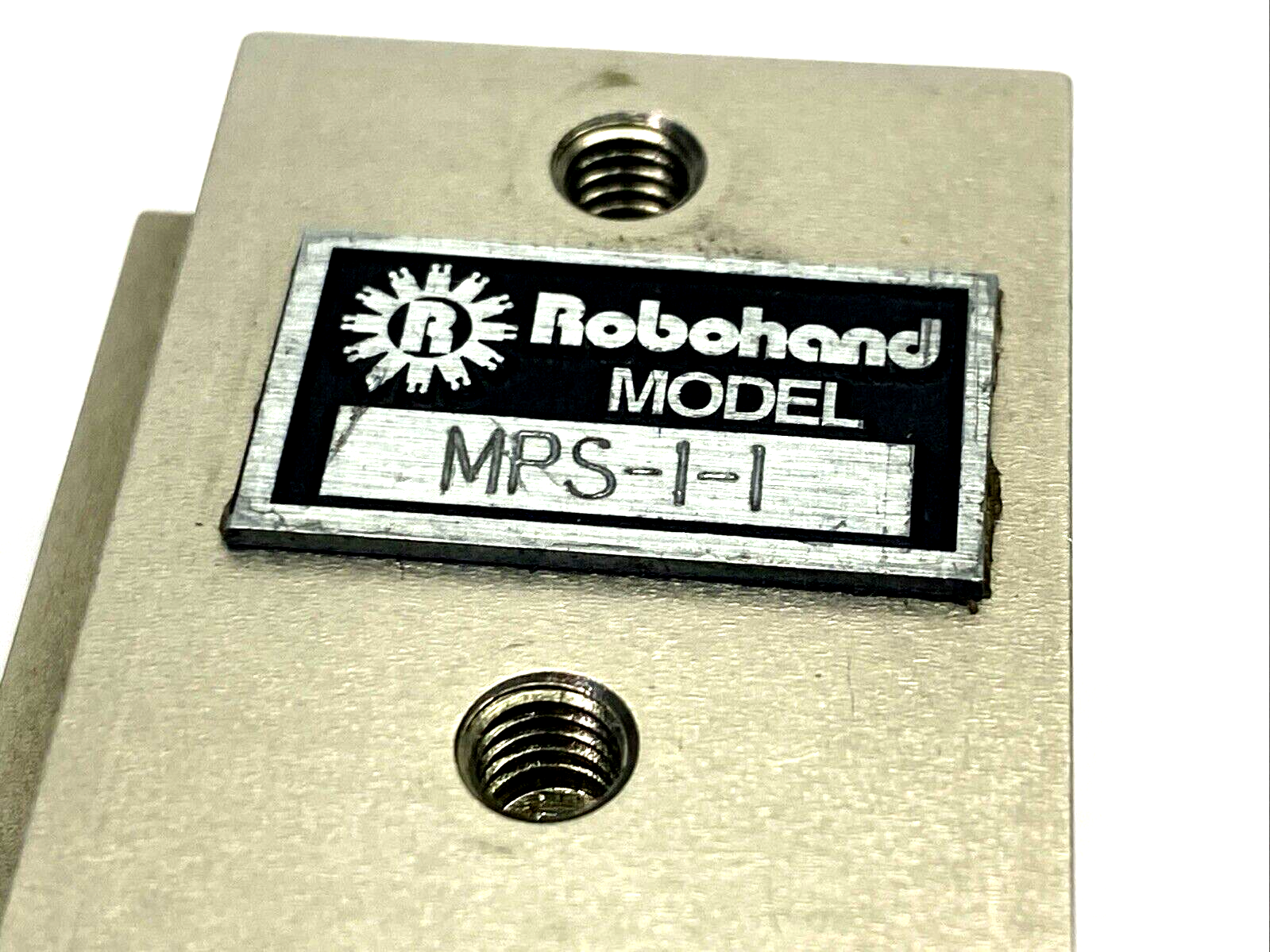 Robohand MPS-1-1 Miniature Rail Thruster Slide 0.438" Bore 0.5" Stroke - Maverick Industrial Sales