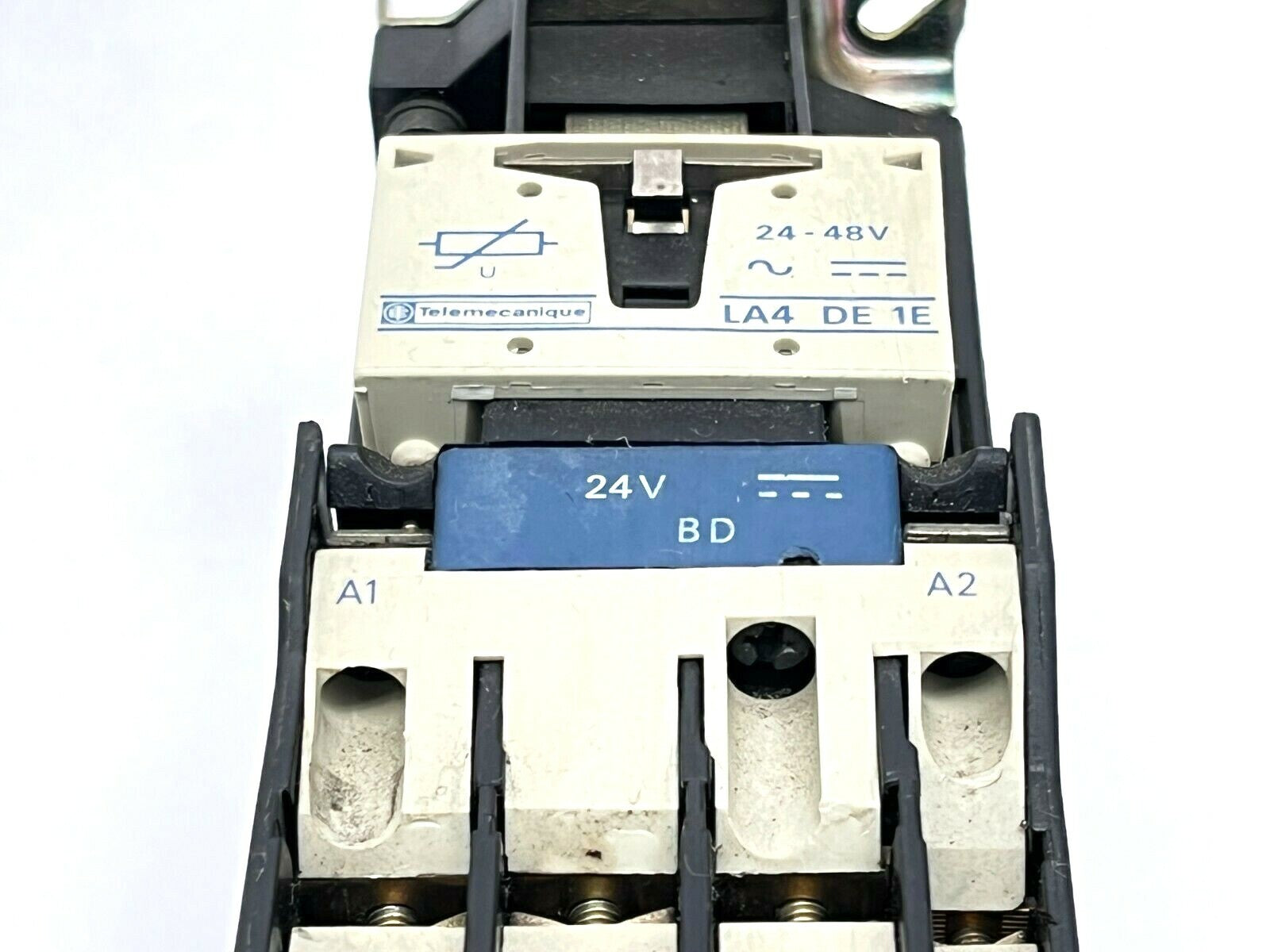 LP1D3210,LA4DE1E | Telemecanique LP1D3210 Contactor w/ LA4DE1E Suppressor - Used - Maverick Industrial Sales