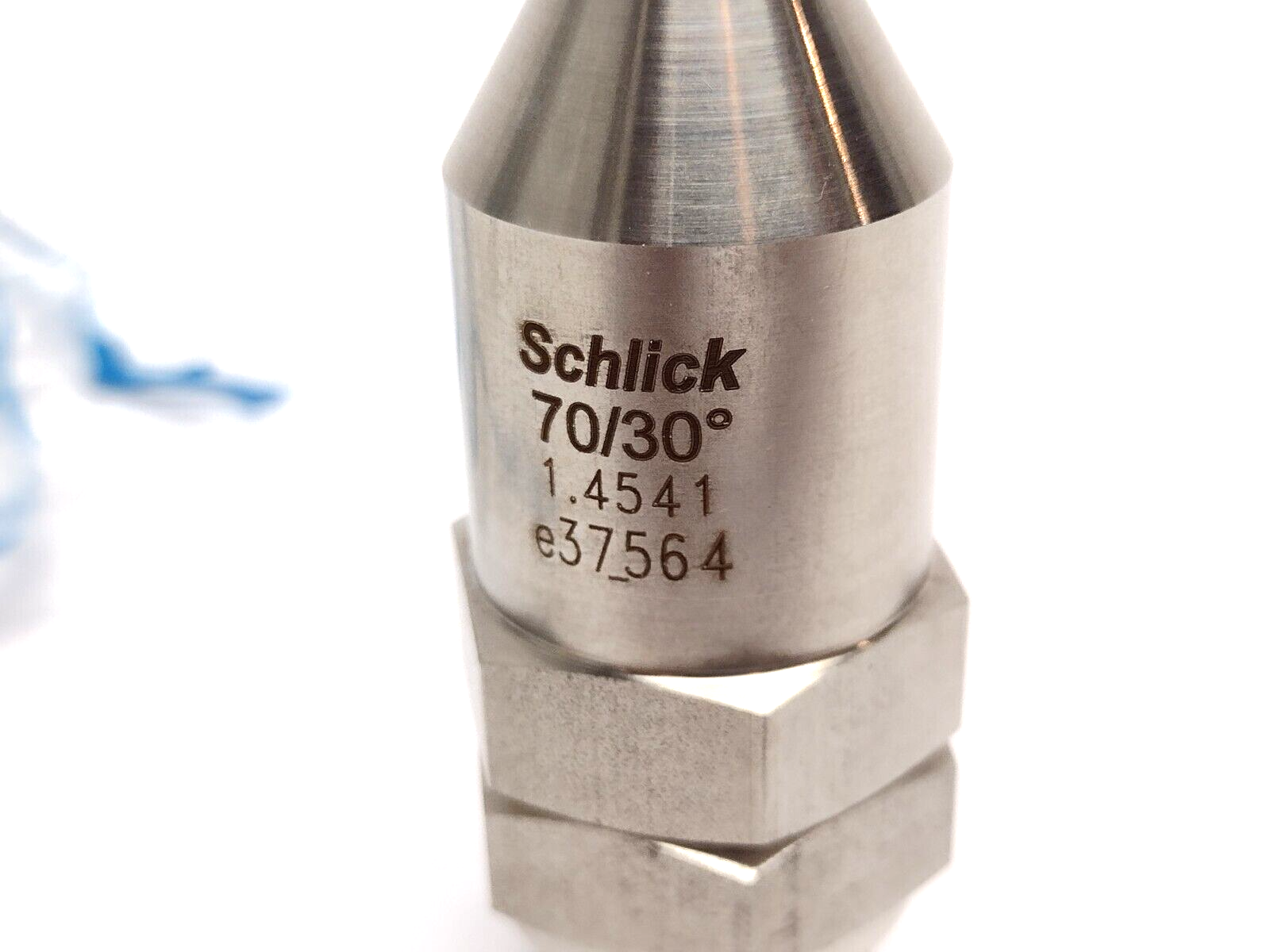 Schlick 37564 70/30 Degree Atomizing Spray Nozzle Size 3 7MM Bore 304SS - Maverick Industrial Sales