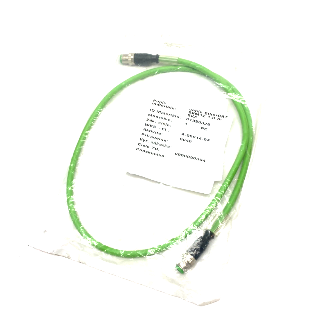 Beckhoff ZK1090-6161-0010 Double Ended EtherCAT Power Cable 1m 053769 - Maverick Industrial Sales