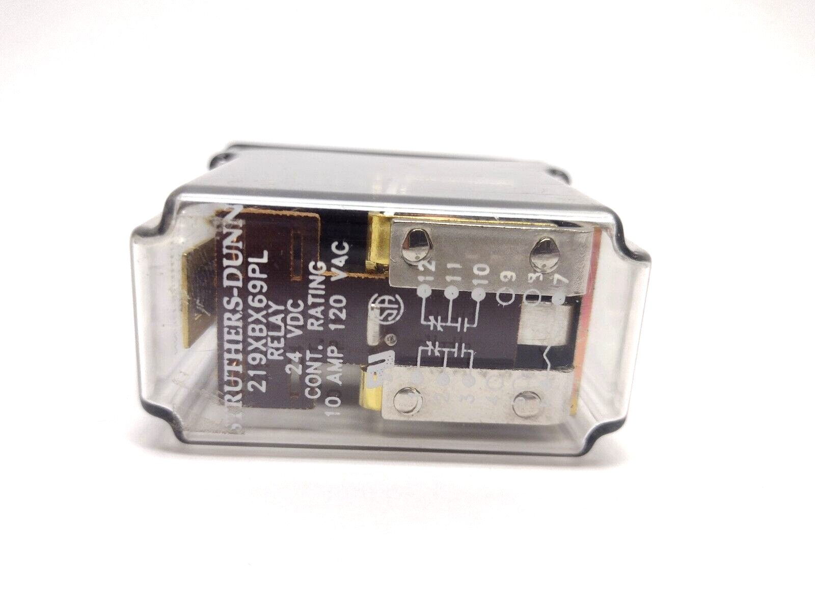 219XBX69PL | Struthers-Dunn Relay 24VDC 10A 120VAC - For parts or not working - Maverick Industrial Sales