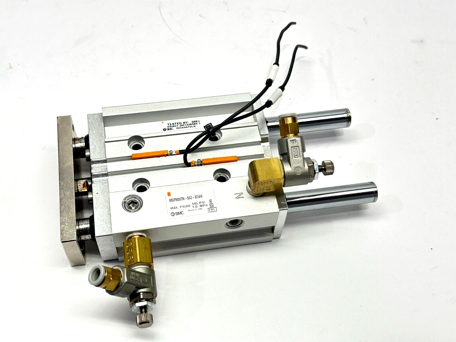 SMC MGPM20TN-50Z-XC4W Pneumatic Compact Guided Cylinder 20mm Bore 50mm Stroke - Maverick Industrial Sales