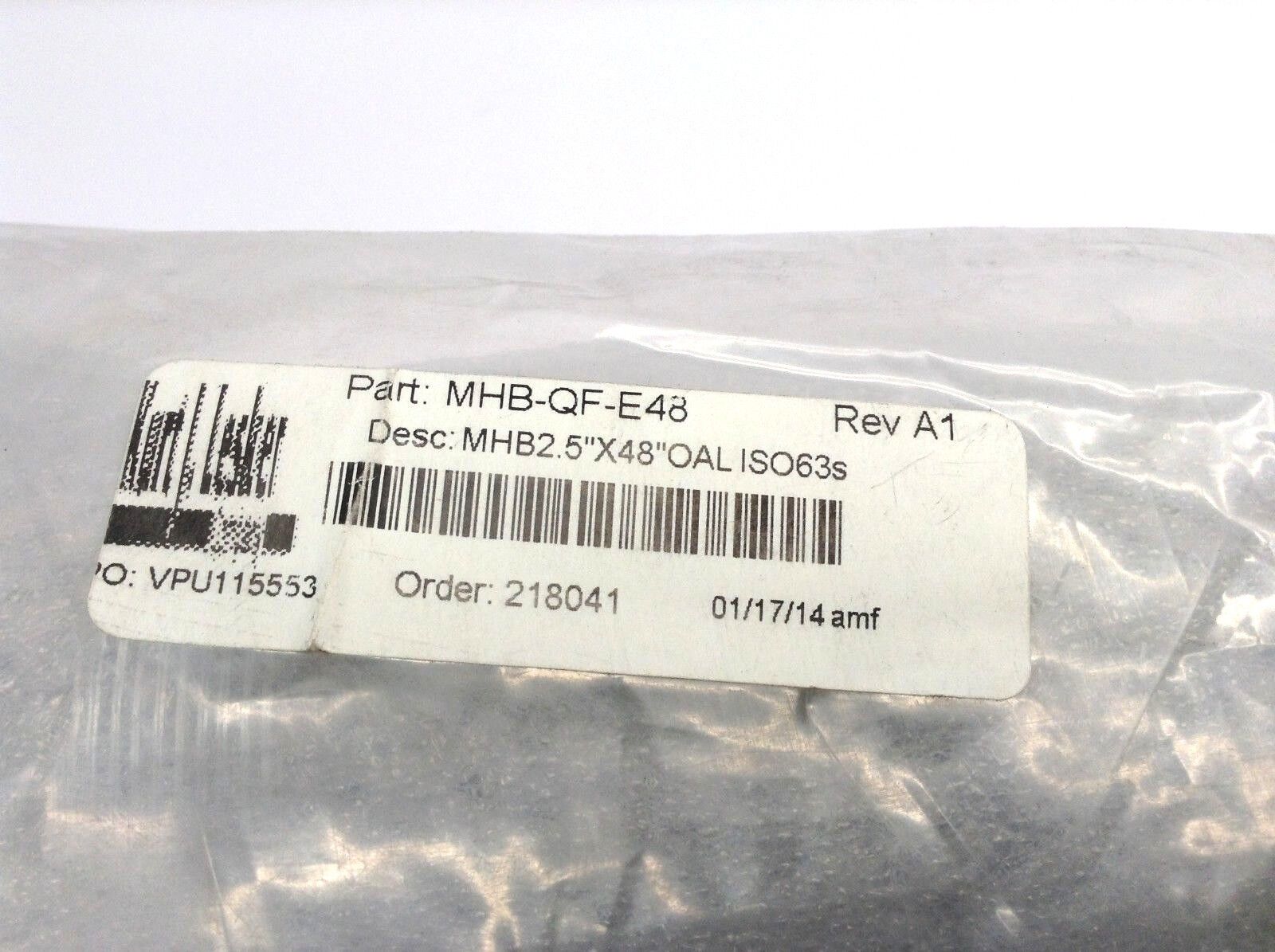 Kurt J. Lesker MHB-QF-E48 Rev A1 Braided Flexible Bellows MHB2.5"X48"OALISO63s - Maverick Industrial Sales