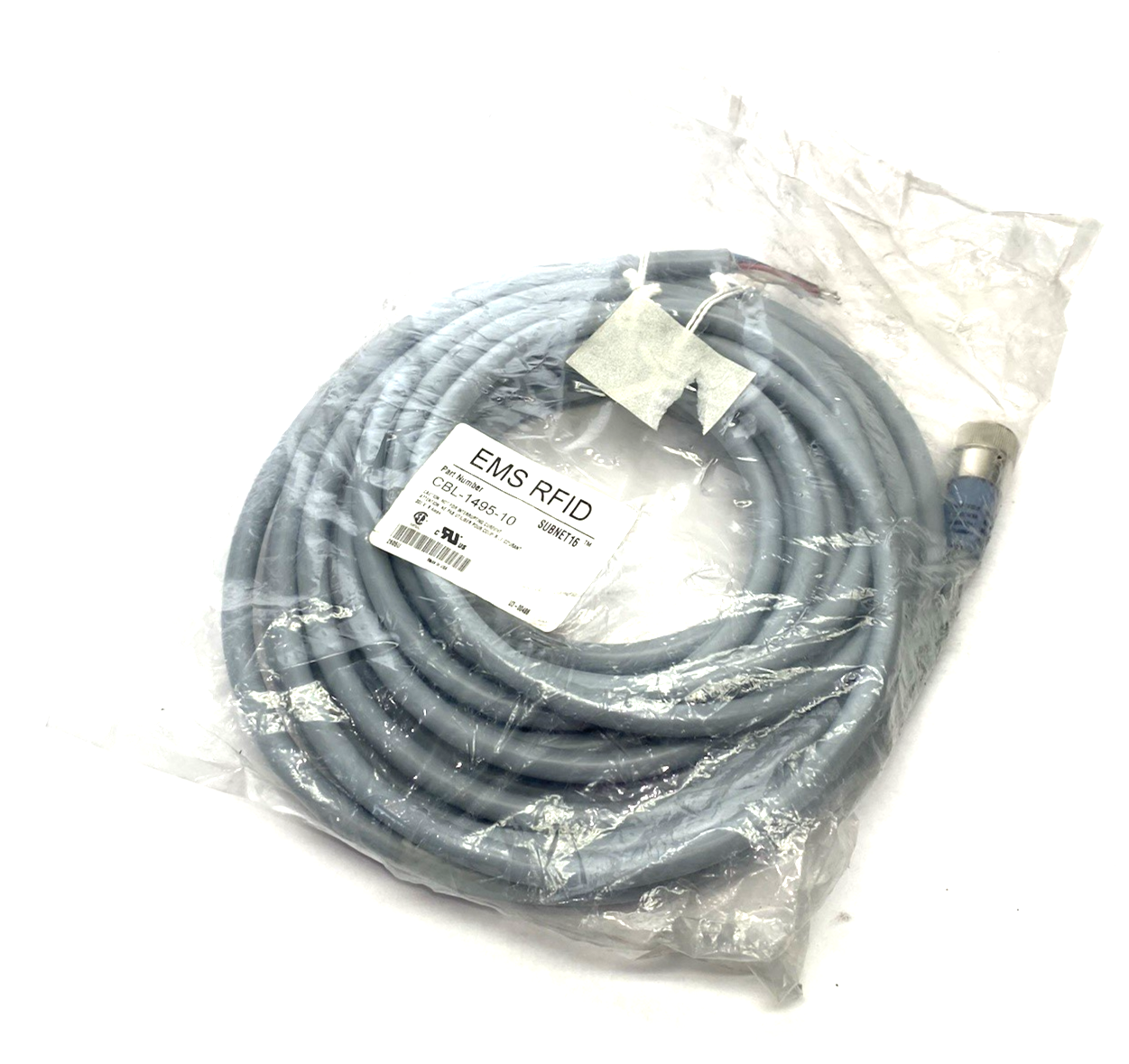 EMS Datalogic CBL-1495-10 SUBNET16 THICKNET Connection Cable Female to Leads - Maverick Industrial Sales