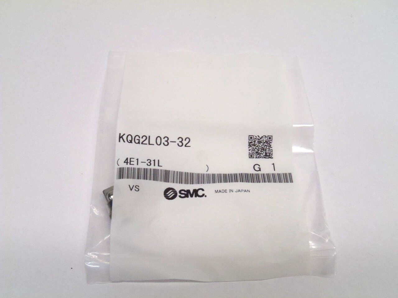 SMC KQG2L03-32 Male Elbow 10/32 Pipe Fitting, 5/32" In Tube 316 Stainless Steel - Maverick Industrial Sales