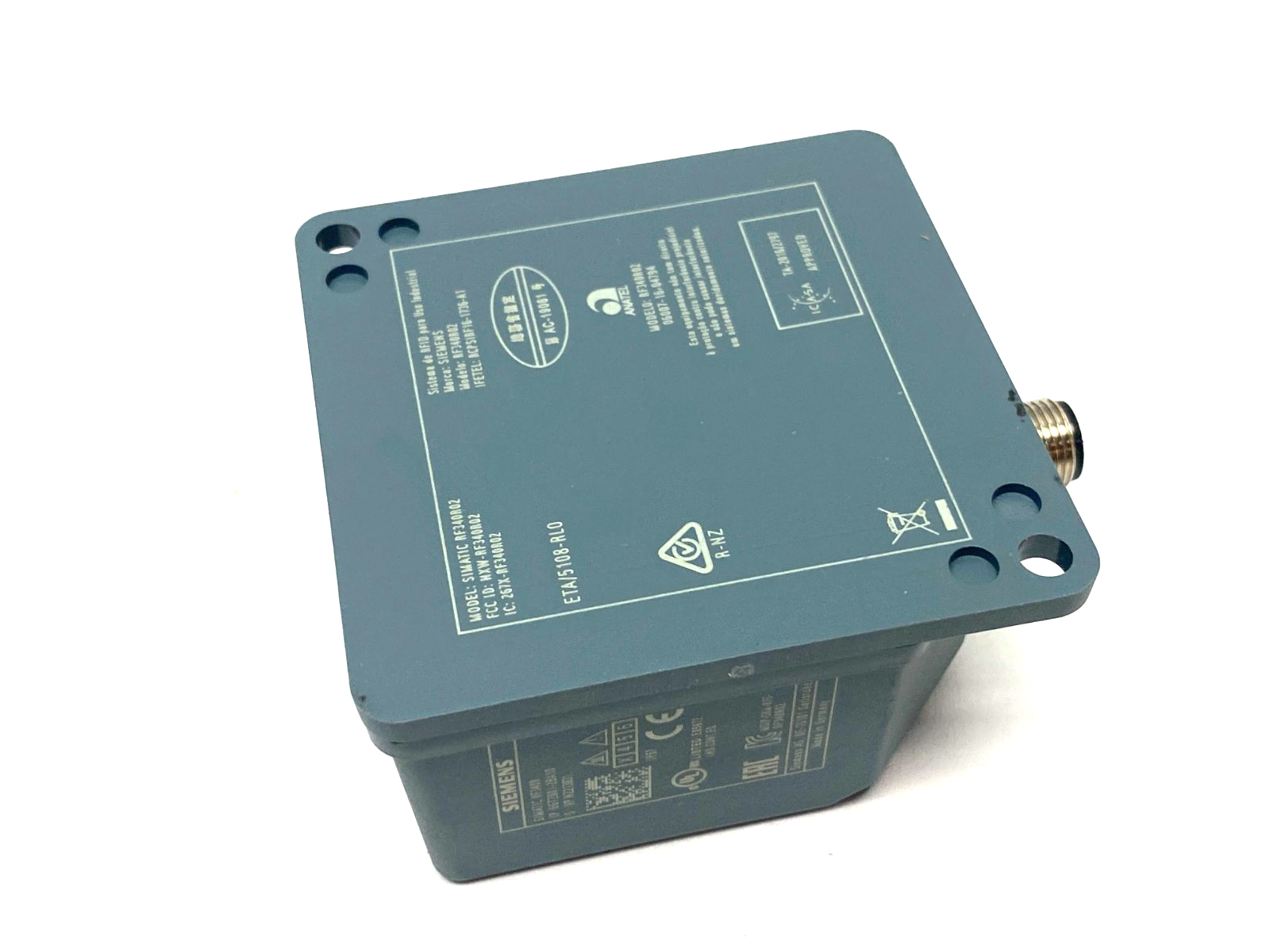 Siemens 6GT2801-2BA10 SIMATIC RF340R RF Reader Head 75mm x 75mm - Maverick Industrial Sales