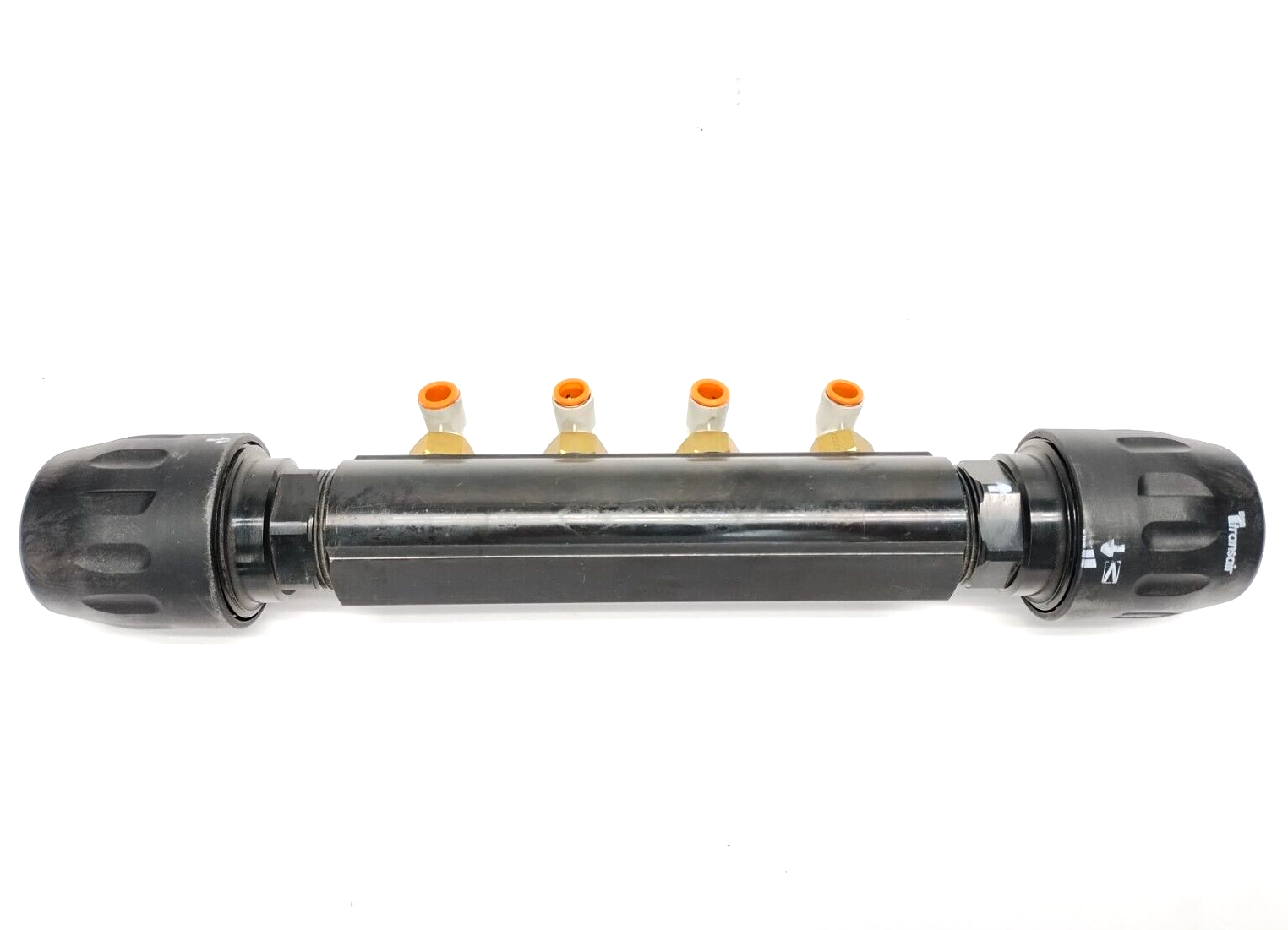 Parker 6651 40 12 04 Transair 4-Port Manifold 1-1/2" Pipe OD, Elbow Fittings - Maverick Industrial Sales