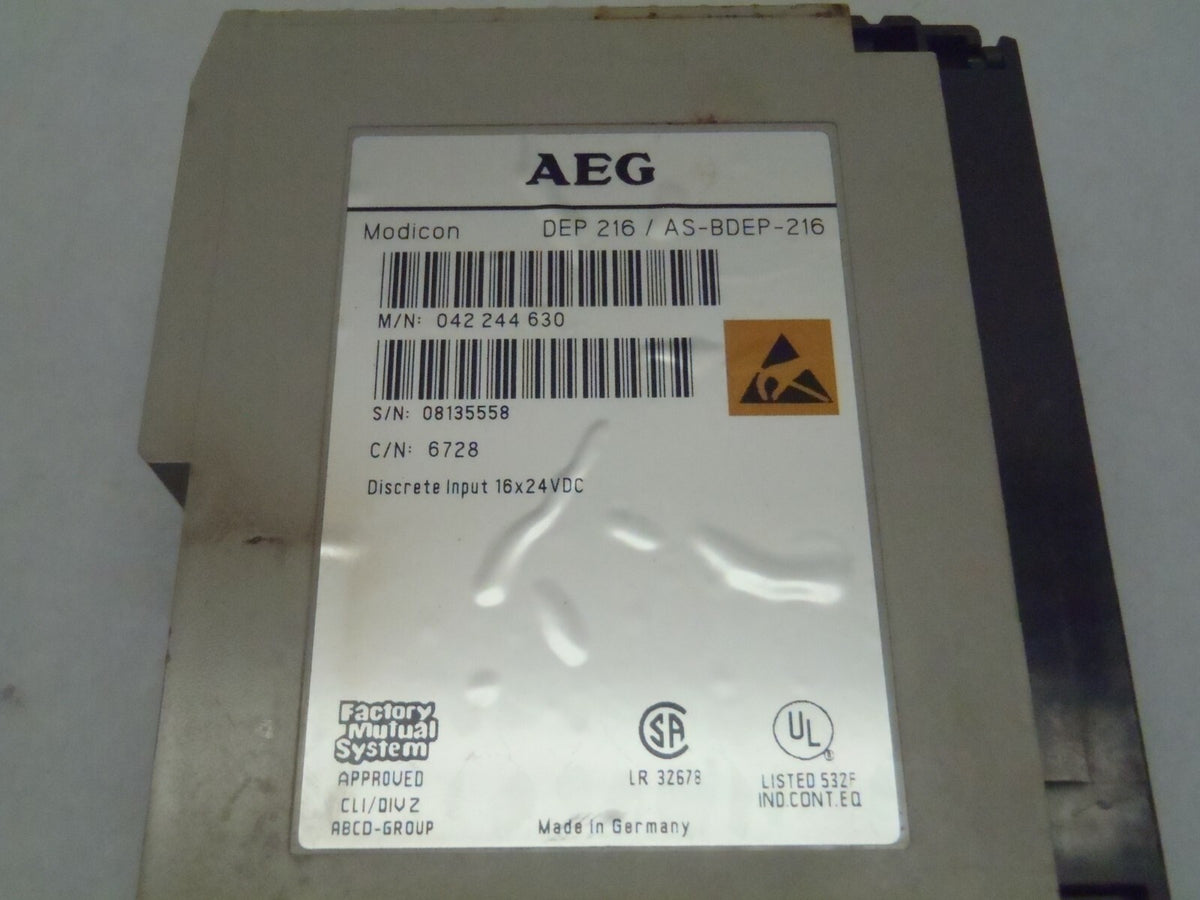 DEP216/AS-BDEP-216 042 244 630 | Lot of 2 Modicon Compact Discrete Input 16x24VDC - Used - Maverick Industrial Sales