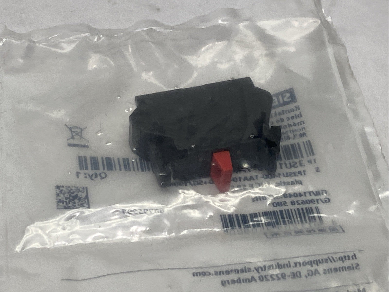 Siemens 3SU1400-1AA10-3CA0 Contact Block - Maverick Industrial Sales