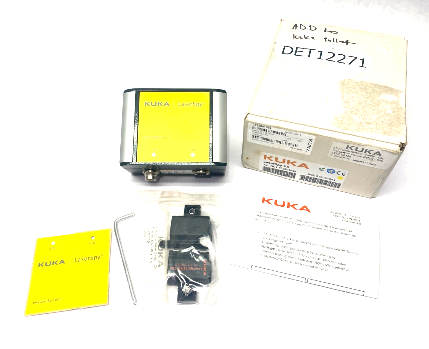 Kuka LT72001694 LaserSpy 4.0 Active Sensor for Laser Safety - Maverick Industrial Sales