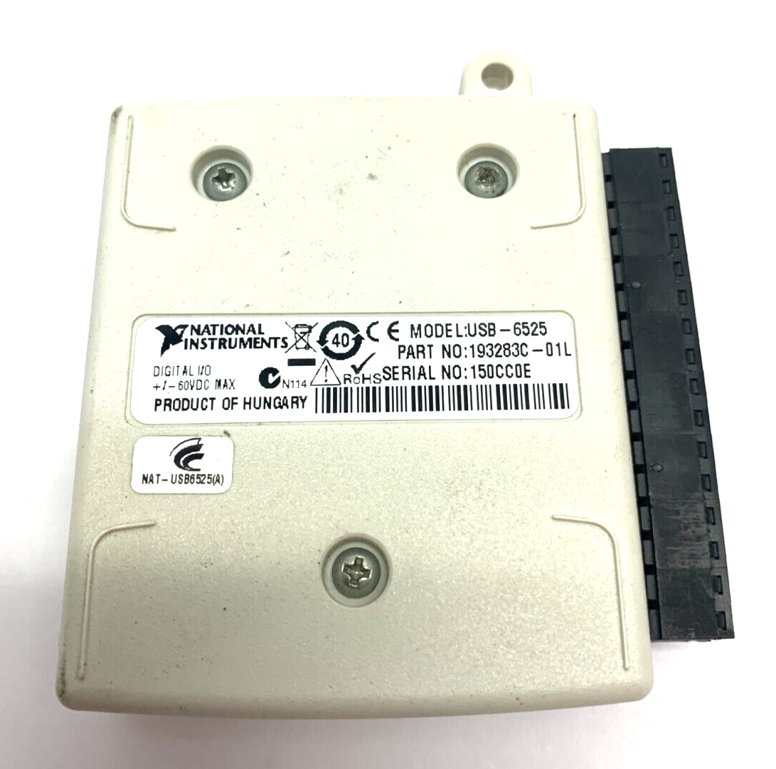 National Instruments NI USB-6525 Digital I/O Relay Device 193283C-01L - Maverick Industrial Sales