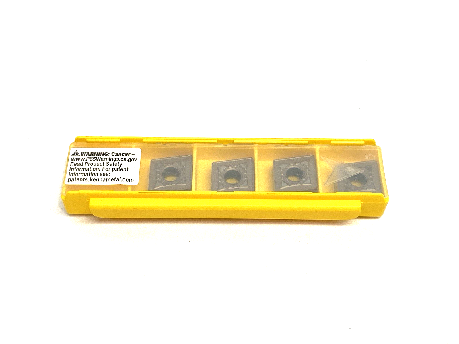 5388038 | Kennametal Kenloc™ CNMG Insert Negative RN, CNMG120408RN PKG OF 4 - New – Open box - Maverick Industrial Sales