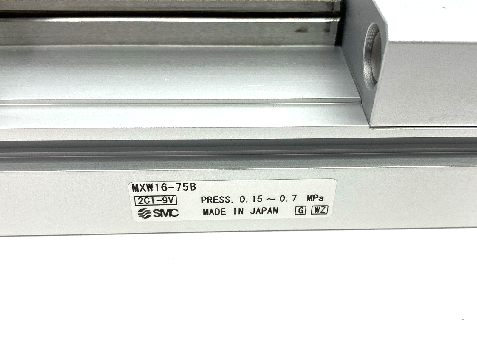 SMC MXW16-75B Guided Pneumatic Cylinder Slide Table 16mm Bore 75mm Stroke - Maverick Industrial Sales