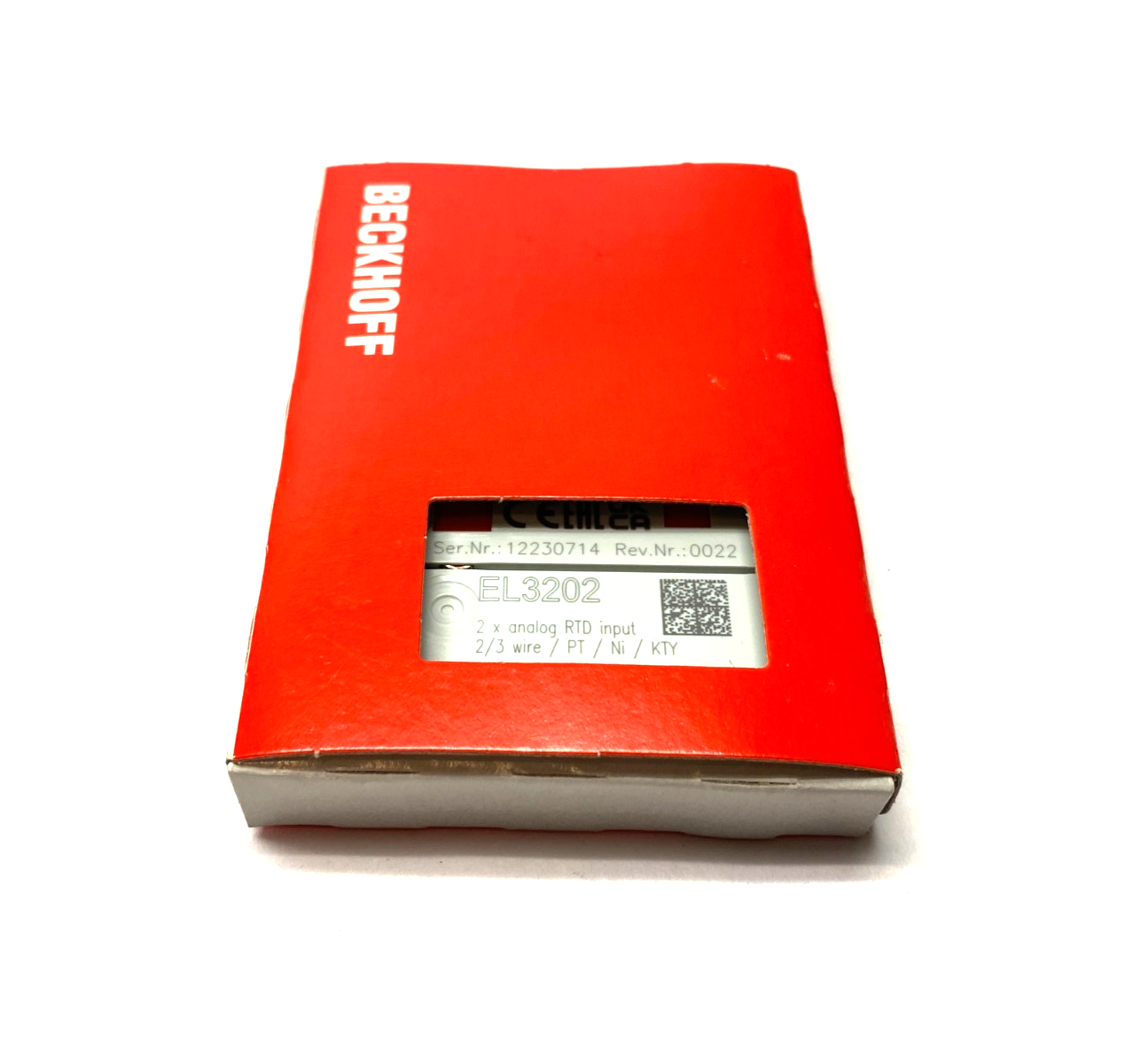 Beckhoff EL3202 EtherCAT 2-Channel Analog RTD Input Terminal 2/3 Wire - Maverick Industrial Sales