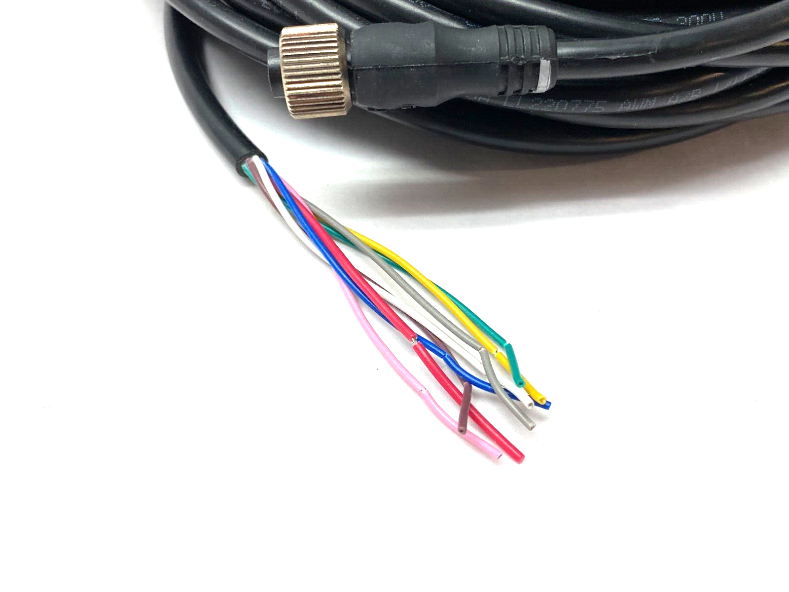 Allen Bradley 889D-F8AB-15 Ser. B Straight DC Micro Cable Female to Leads 8-Pin - Maverick Industrial Sales