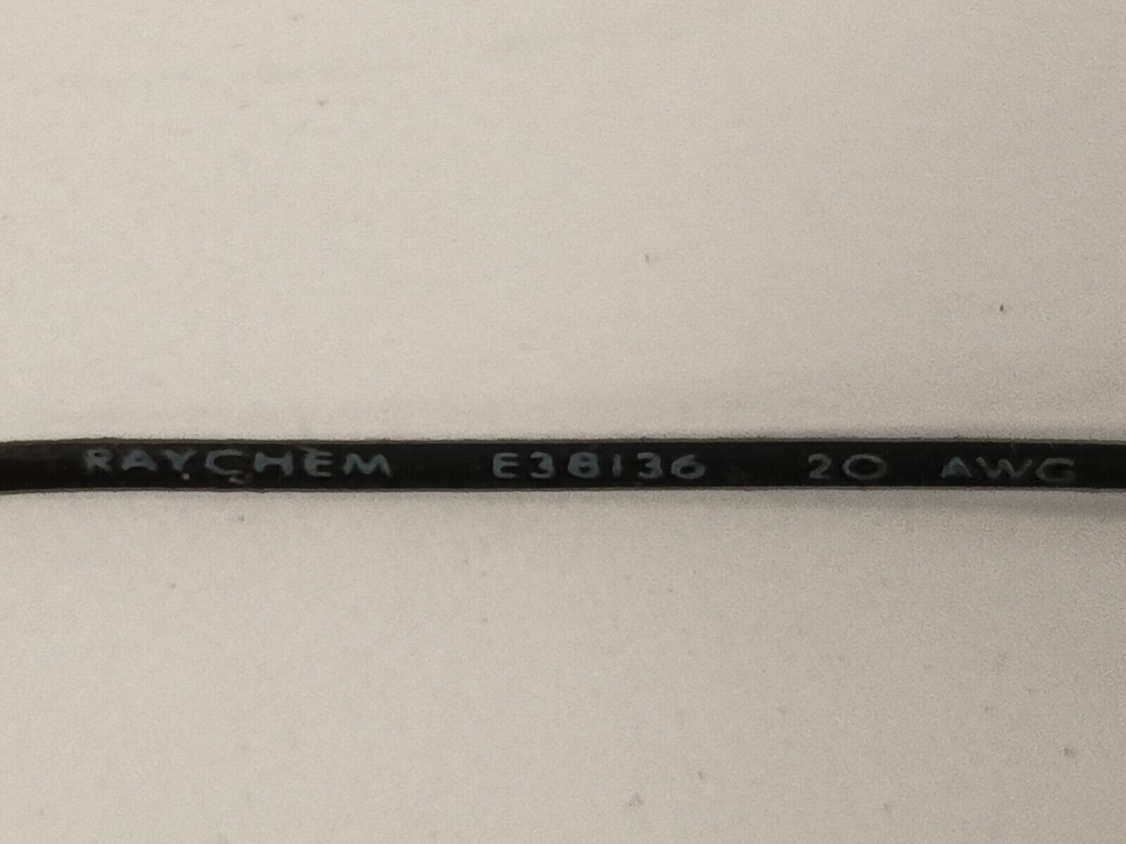 Raychem FLTXC0313-20-0 Black AWM Style 10297 Wire 20 AWG 600V 627205-000 4500' - Maverick Industrial Sales