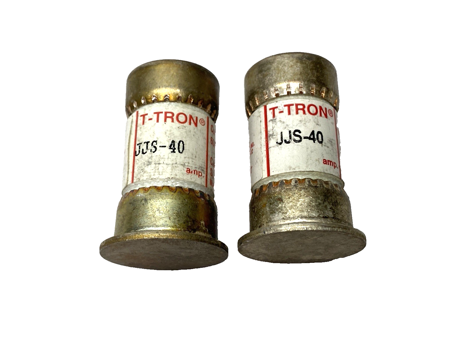 Cooper Bussmann JJS-40 T-Tron Fast-Acting Fuse Class T 600VAC 40A LOT OF 2 - Maverick Industrial Sales